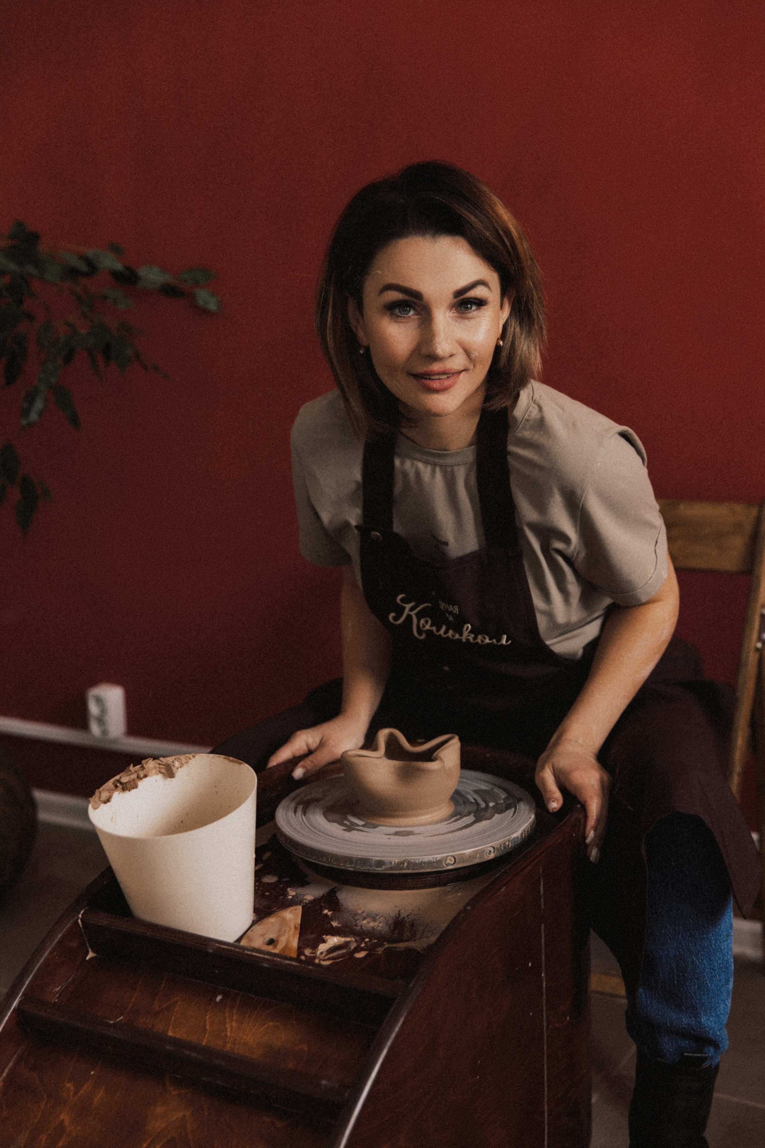 Настя и Рома. Свидание в гончарной мастерской. Свадебный и семейный фотограф Егорова Юлия