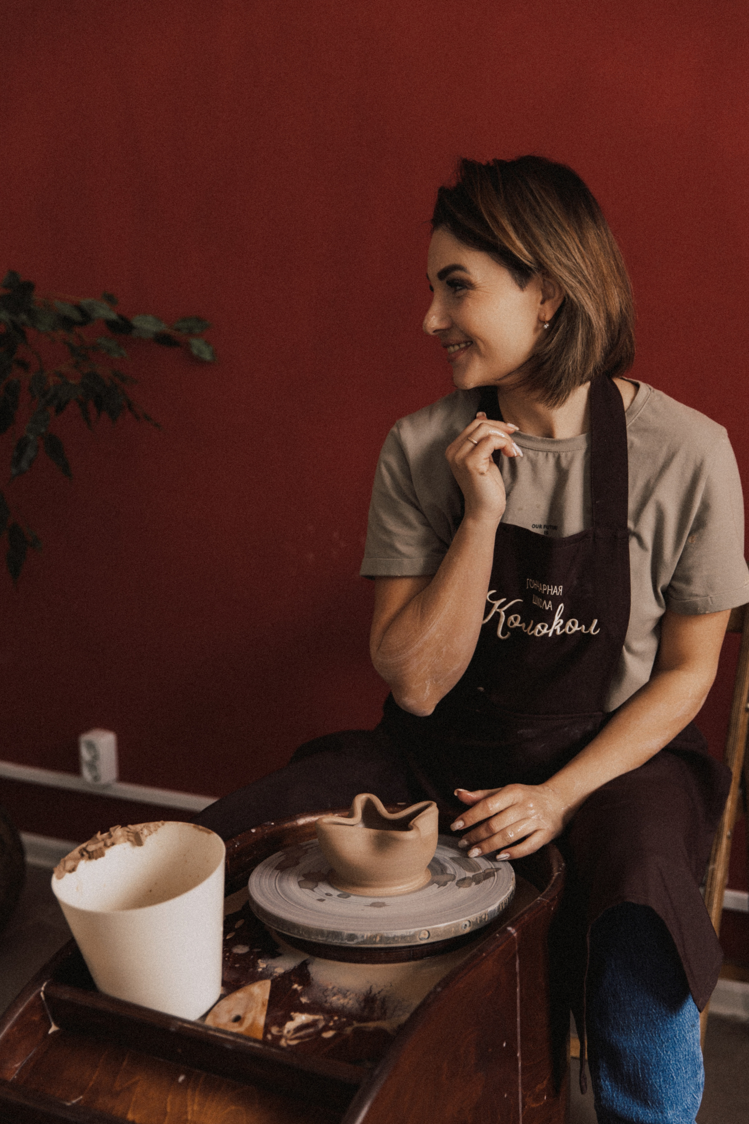 Настя и Рома. Свидание в гончарной мастерской. Свадебный и семейный фотограф Егорова Юлия