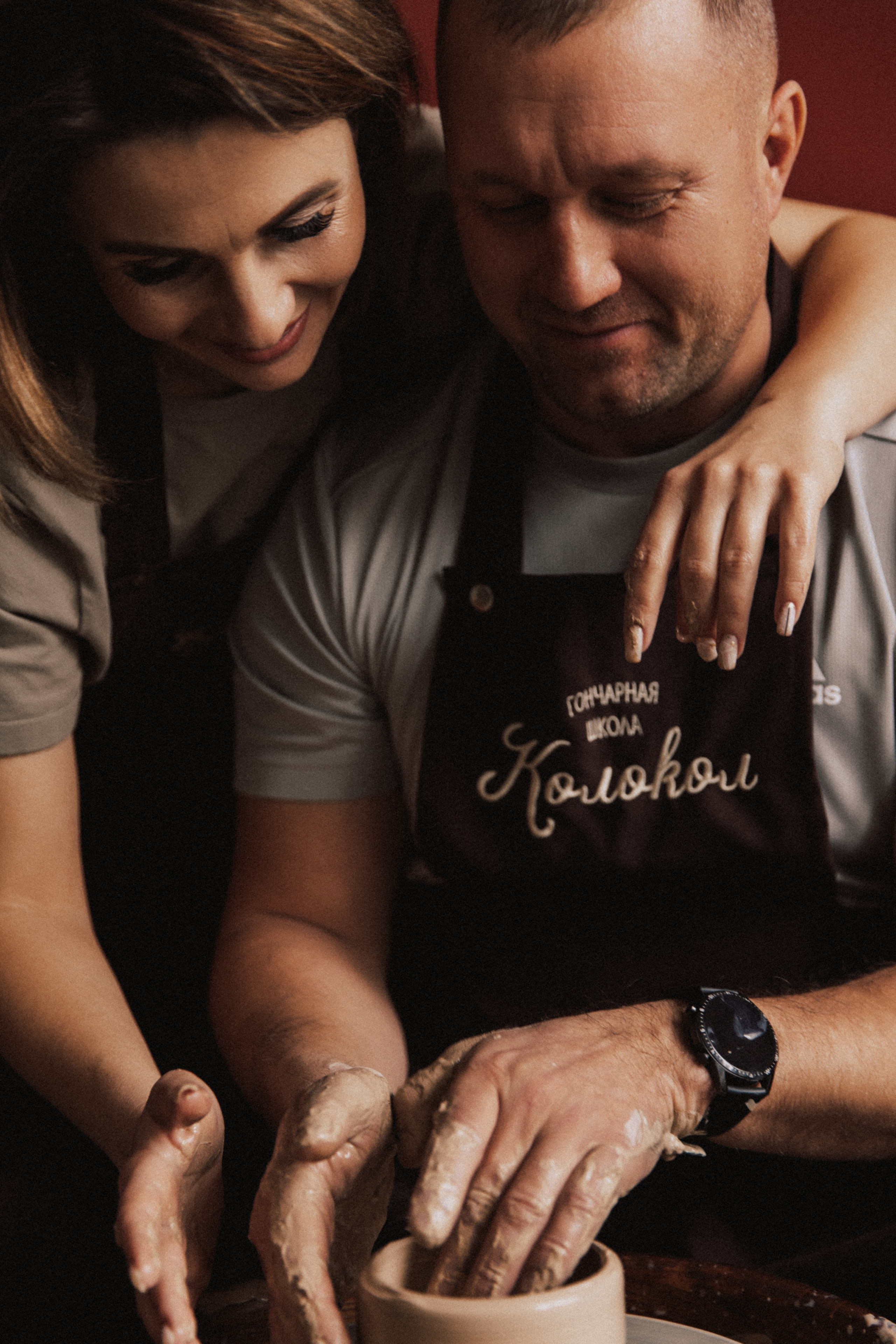 Настя и Рома. Свидание в гончарной мастерской. Свадебный и семейный фотограф Егорова Юлия