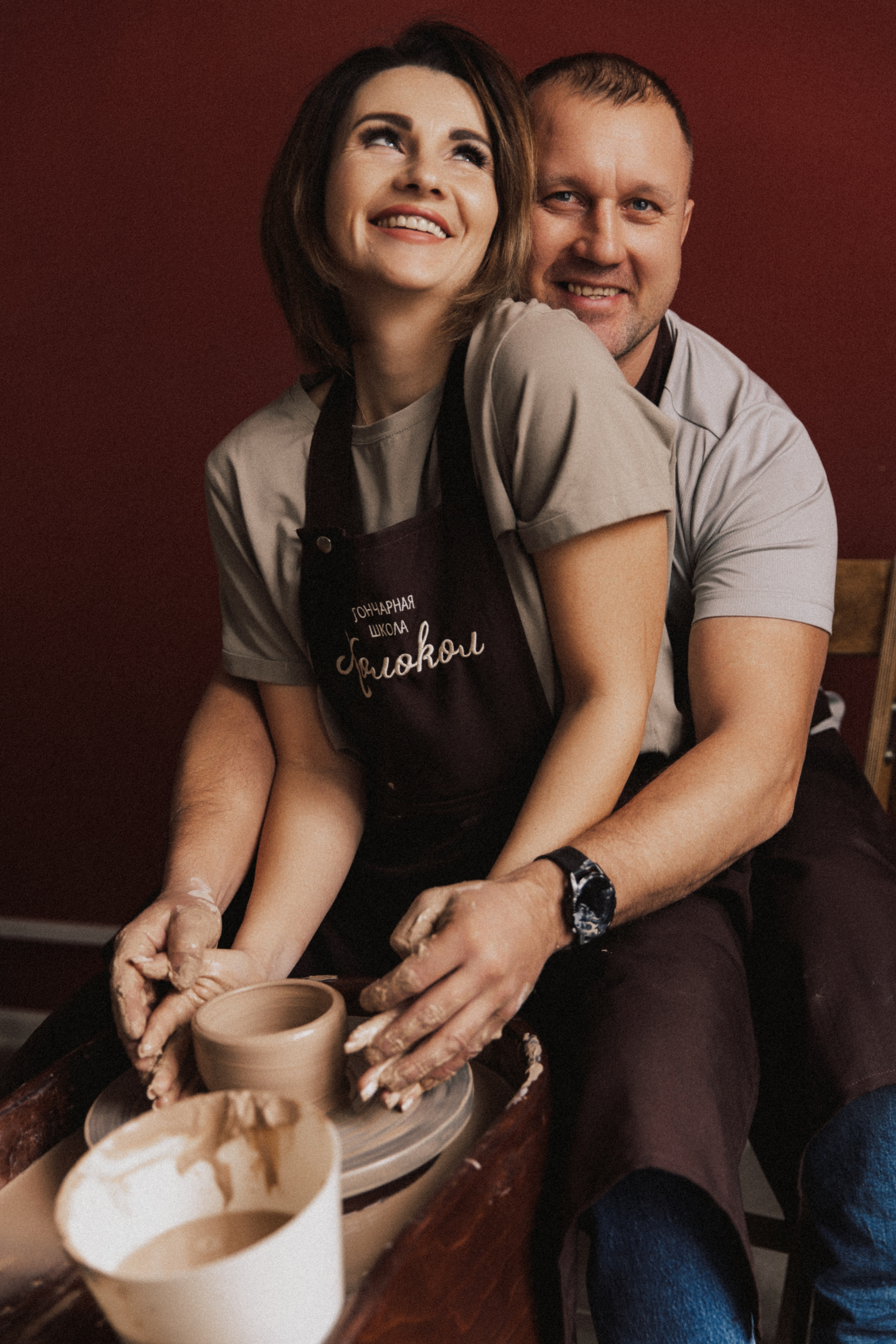 Настя и Рома. Свидание в гончарной мастерской. Свадебный и семейный фотограф Егорова Юлия