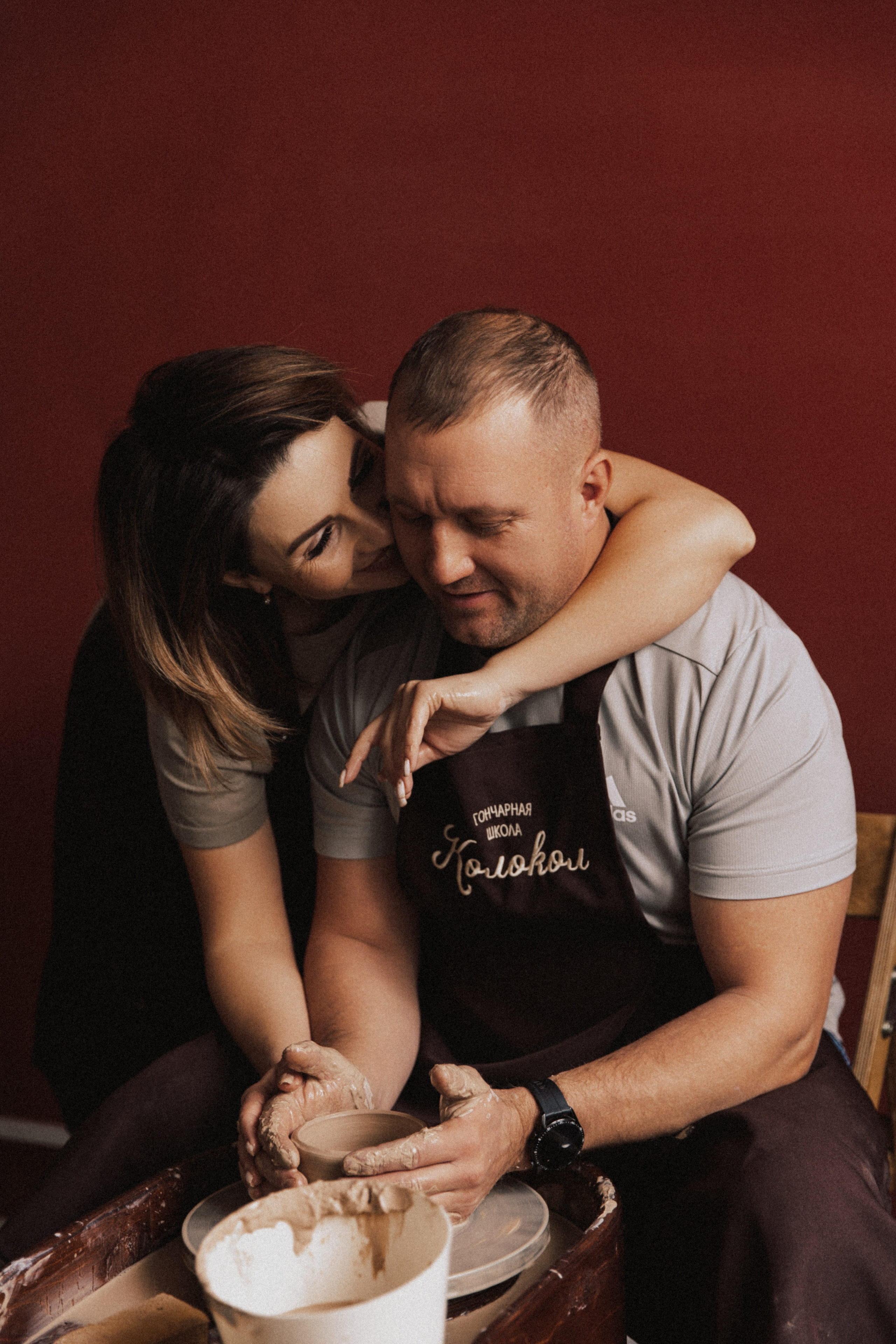 Настя и Рома. Свидание в гончарной мастерской. Свадебный и семейный фотограф Егорова Юлия