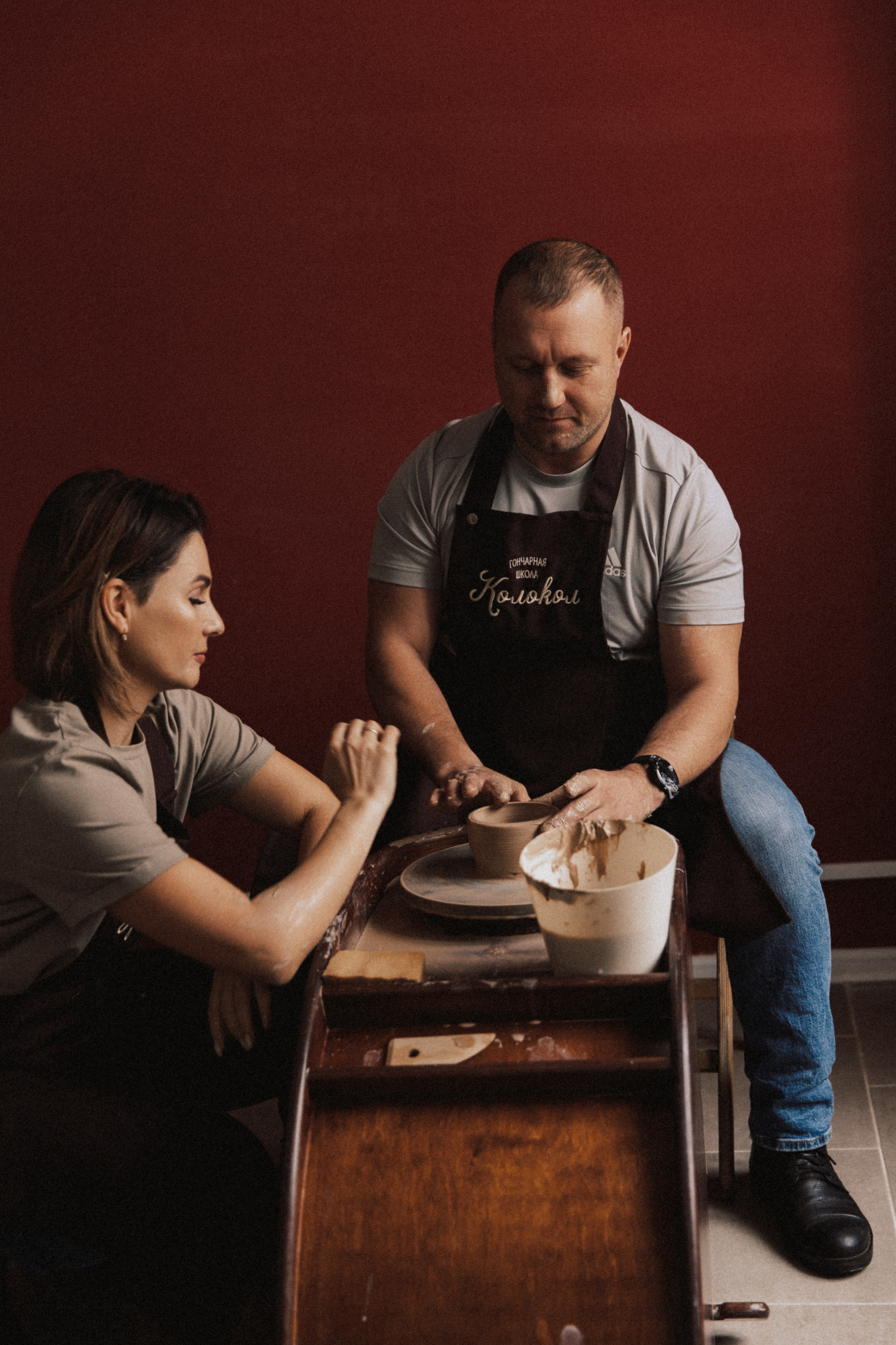 Настя и Рома. Свидание в гончарной мастерской. Свадебный и семейный фотограф Егорова Юлия
