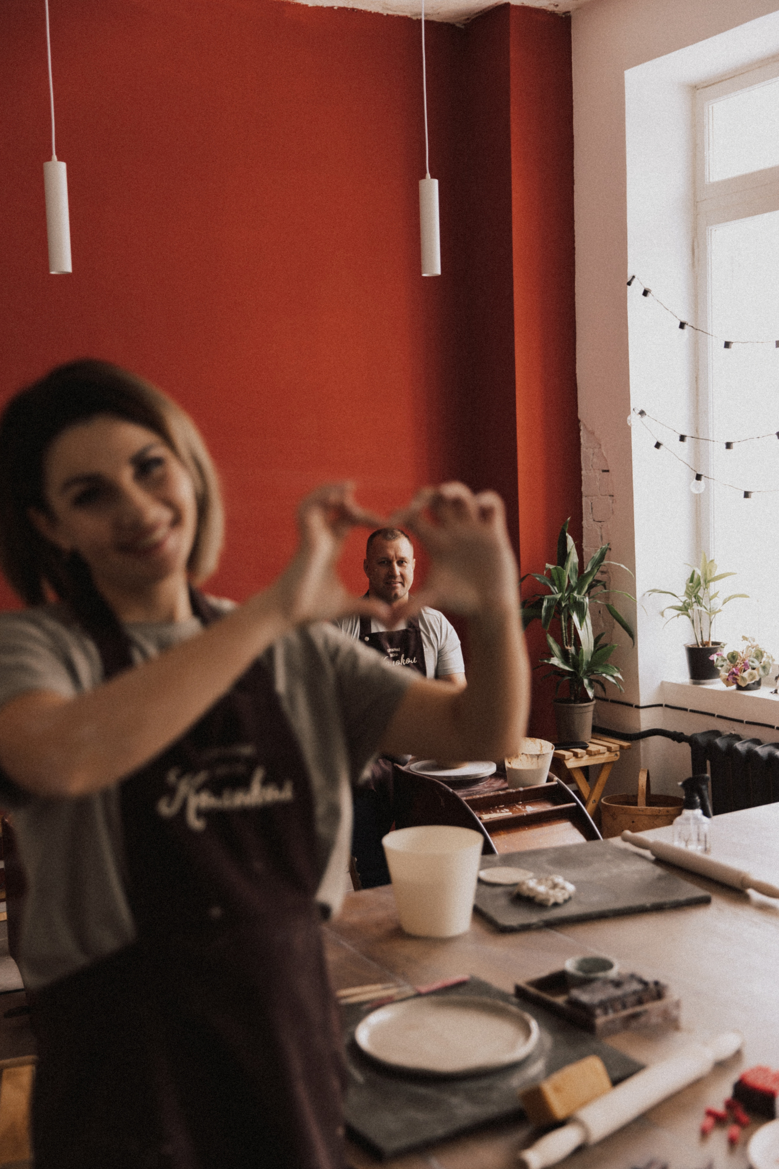 Настя и Рома. Свидание в гончарной мастерской. Свадебный и семейный фотограф Егорова Юлия