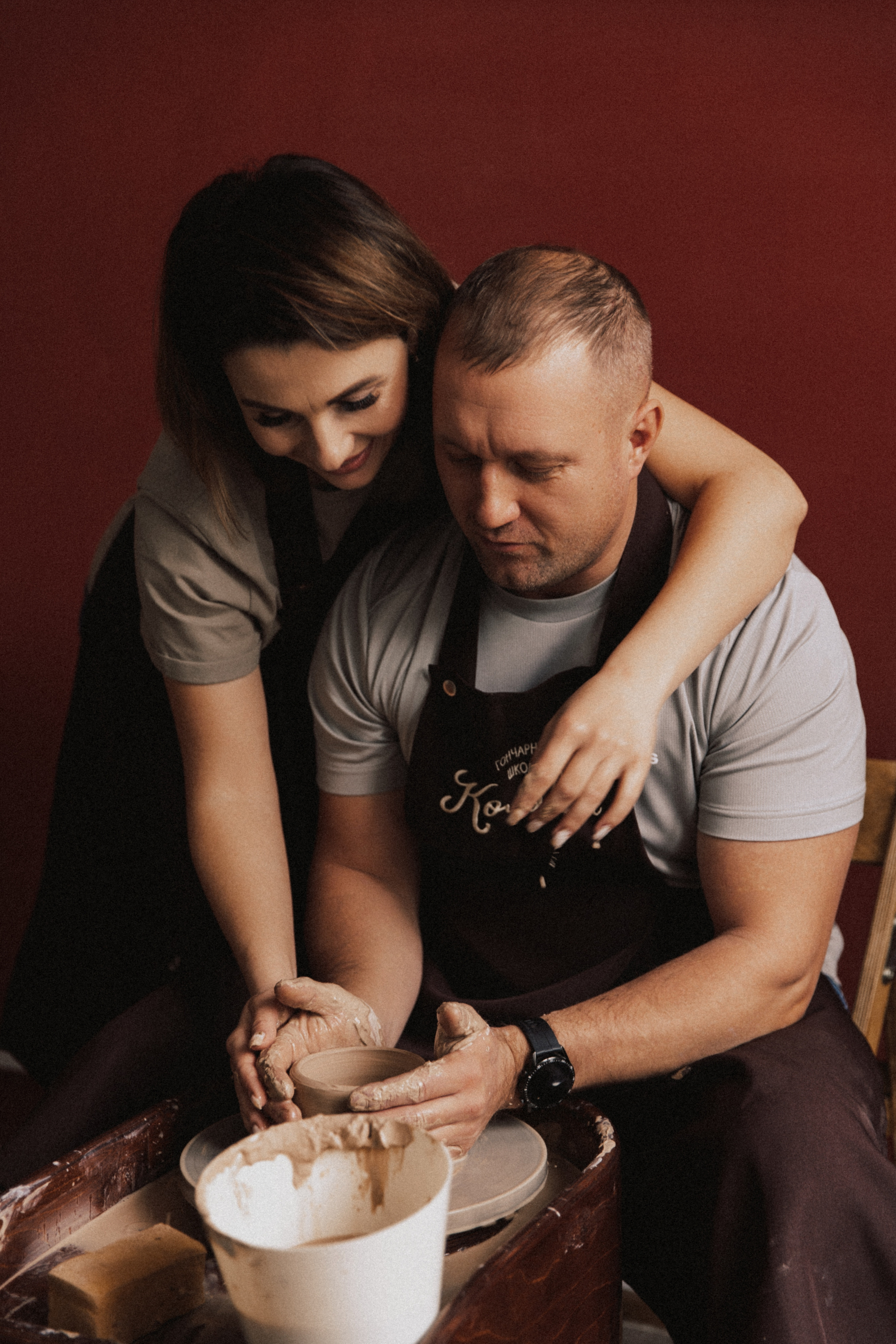 Настя и Рома. Свидание в гончарной мастерской. Свадебный и семейный фотограф Егорова Юлия