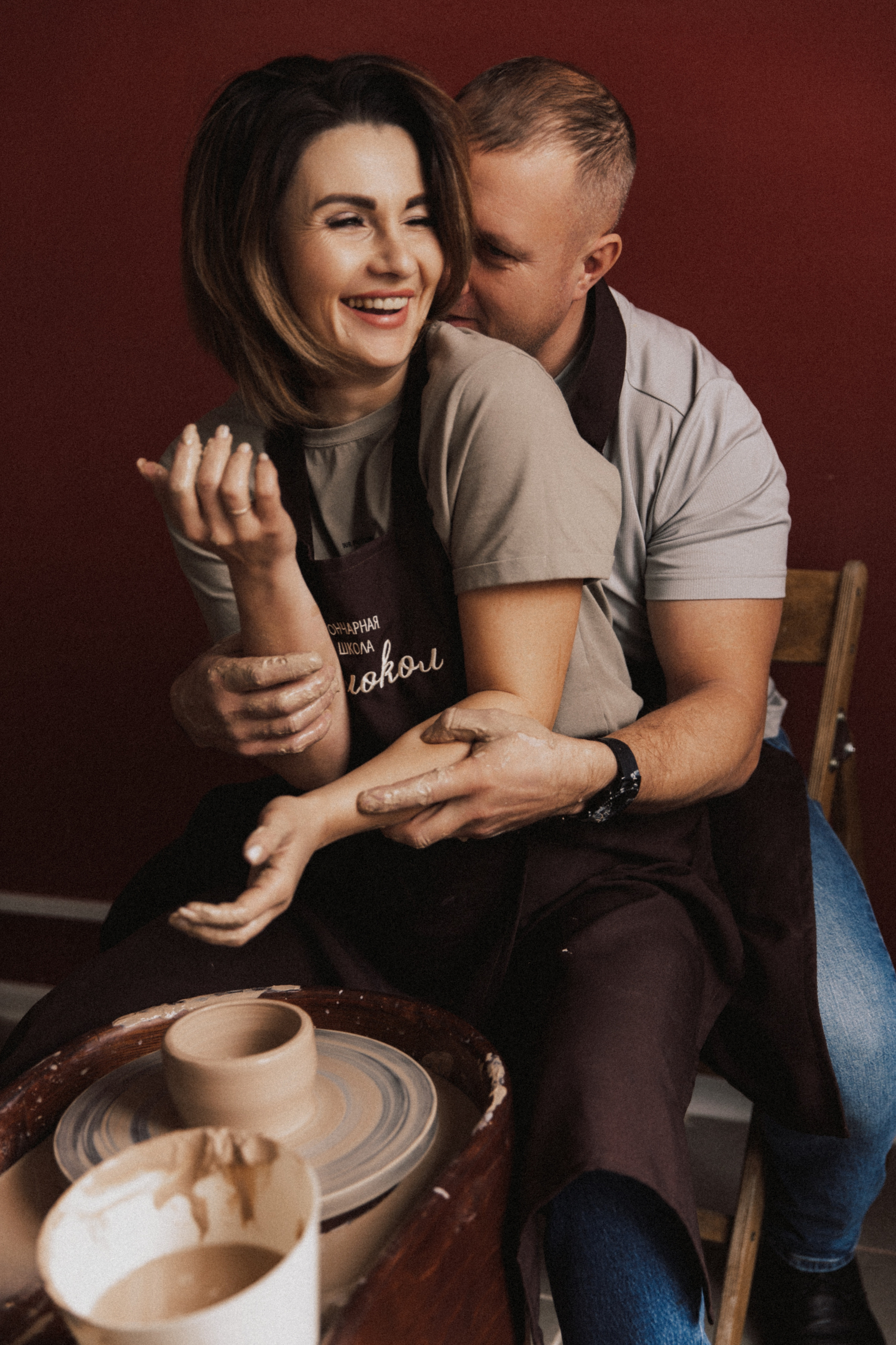 Настя и Рома. Свидание в гончарной мастерской. Свадебный и семейный фотограф Егорова Юлия