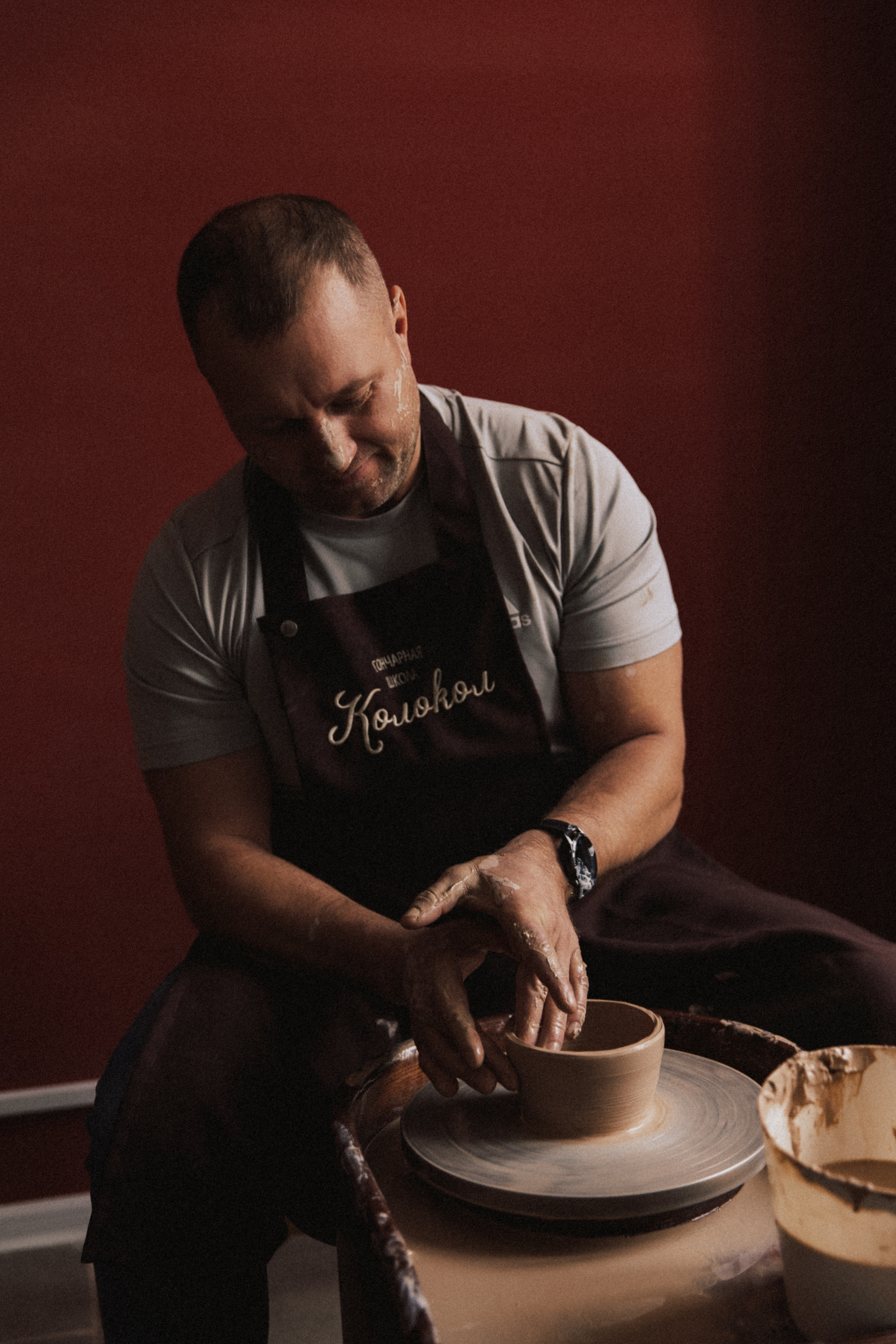 Настя и Рома. Свидание в гончарной мастерской. Свадебный и семейный фотограф Егорова Юлия