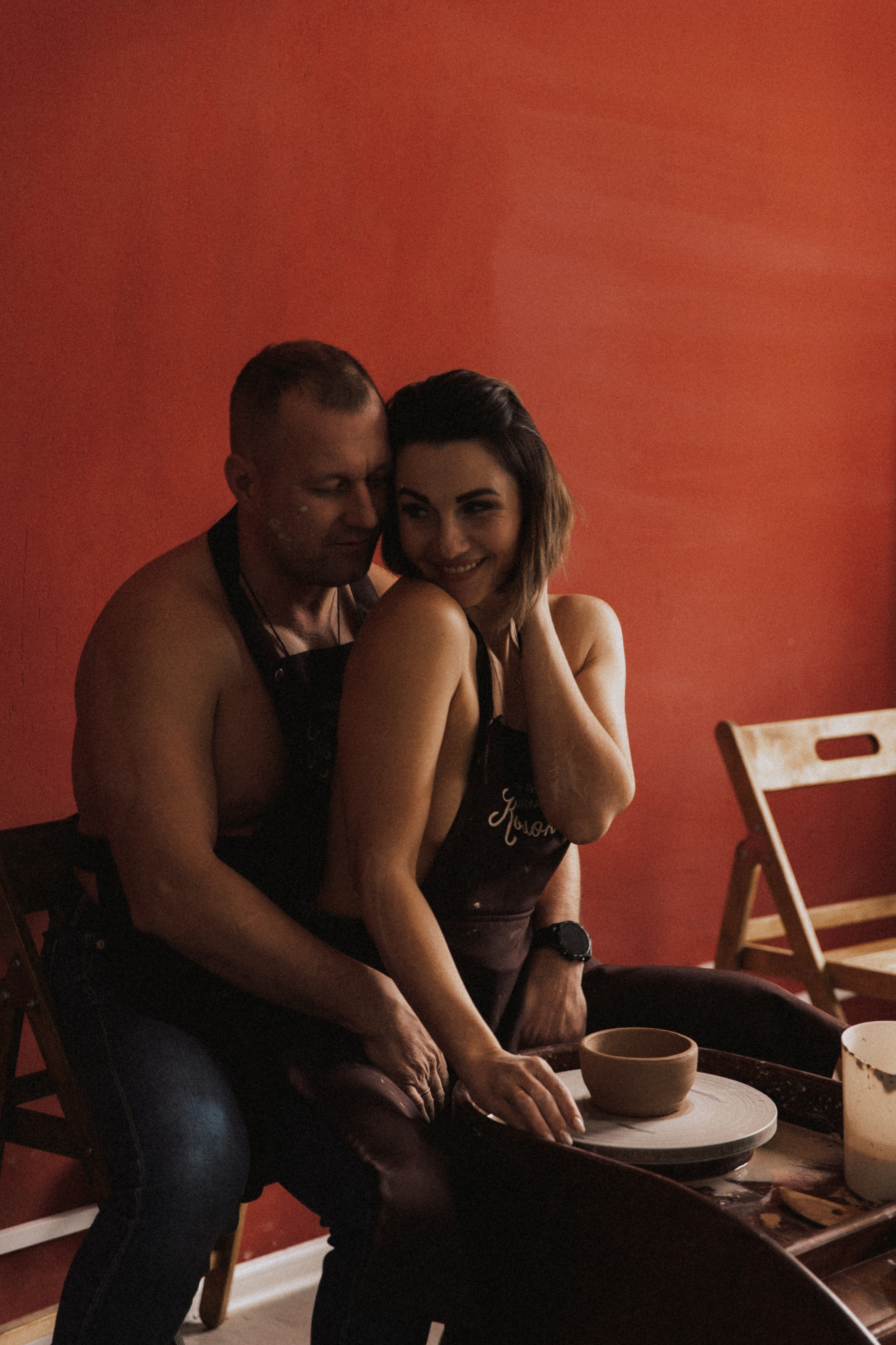 Настя и Рома. Свидание в гончарной мастерской. Свадебный и семейный фотограф Егорова Юлия