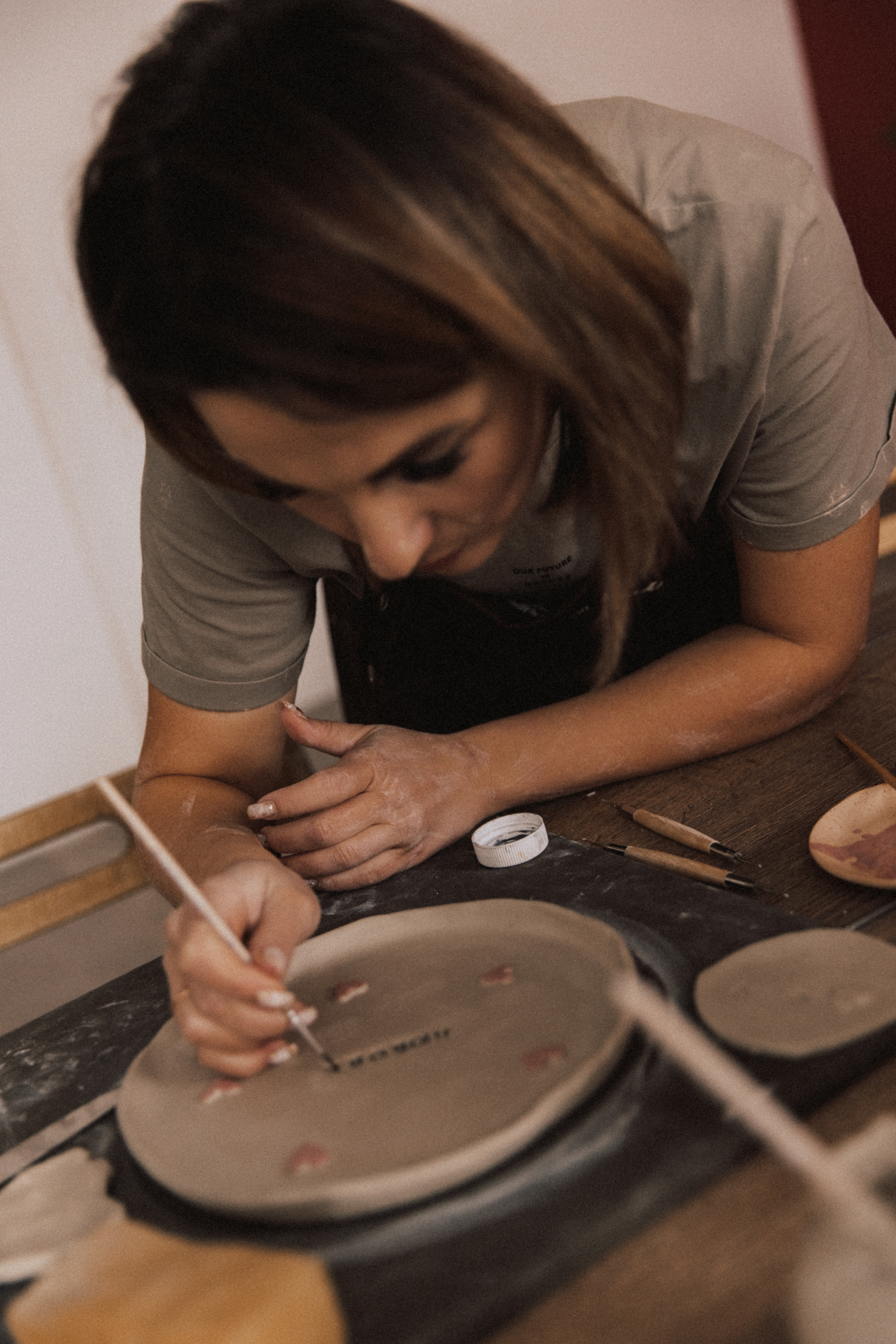 Настя и Рома. Свидание в гончарной мастерской. Свадебный и семейный фотограф Егорова Юлия