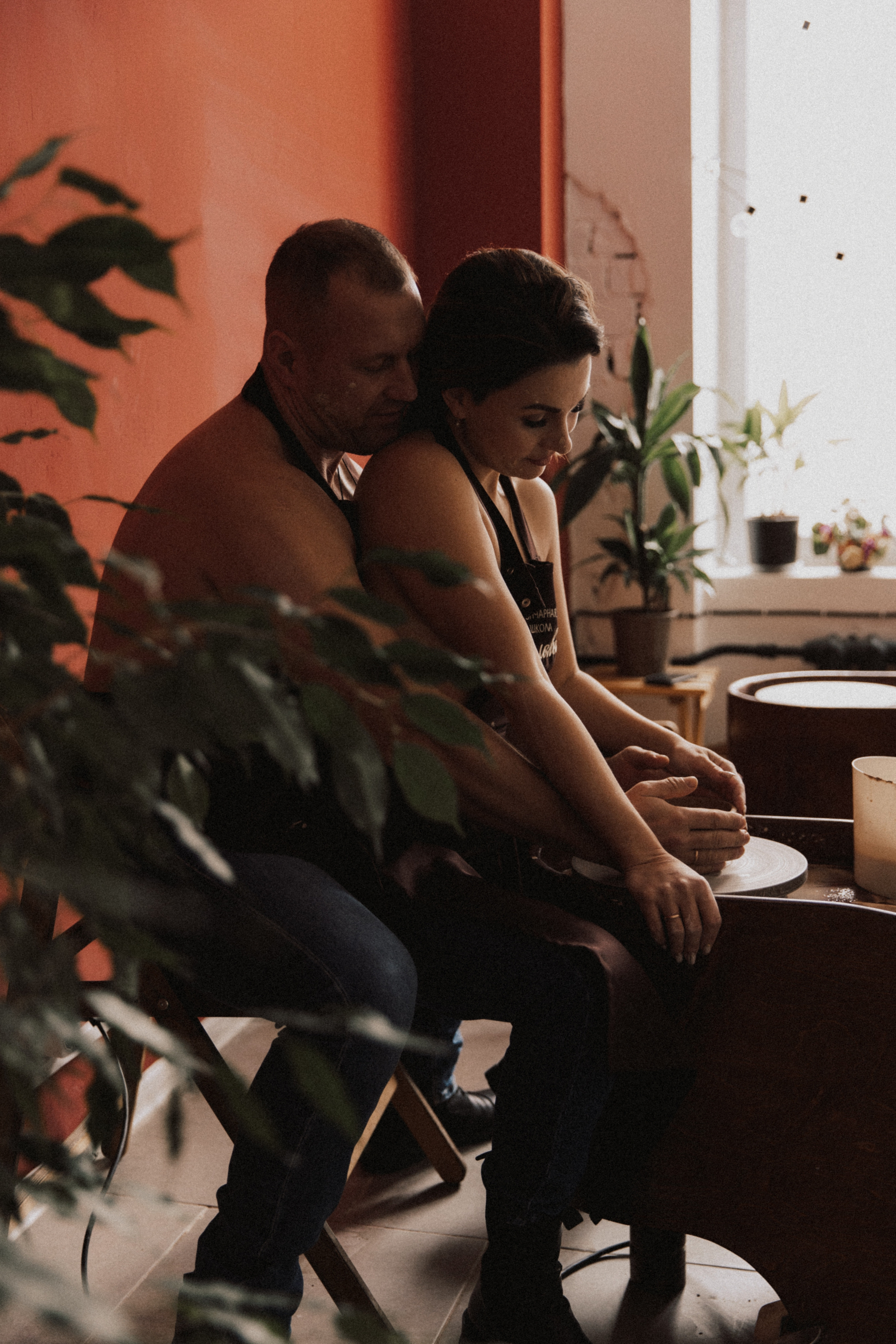 Настя и Рома. Свидание в гончарной мастерской. Свадебный и семейный фотограф Егорова Юлия