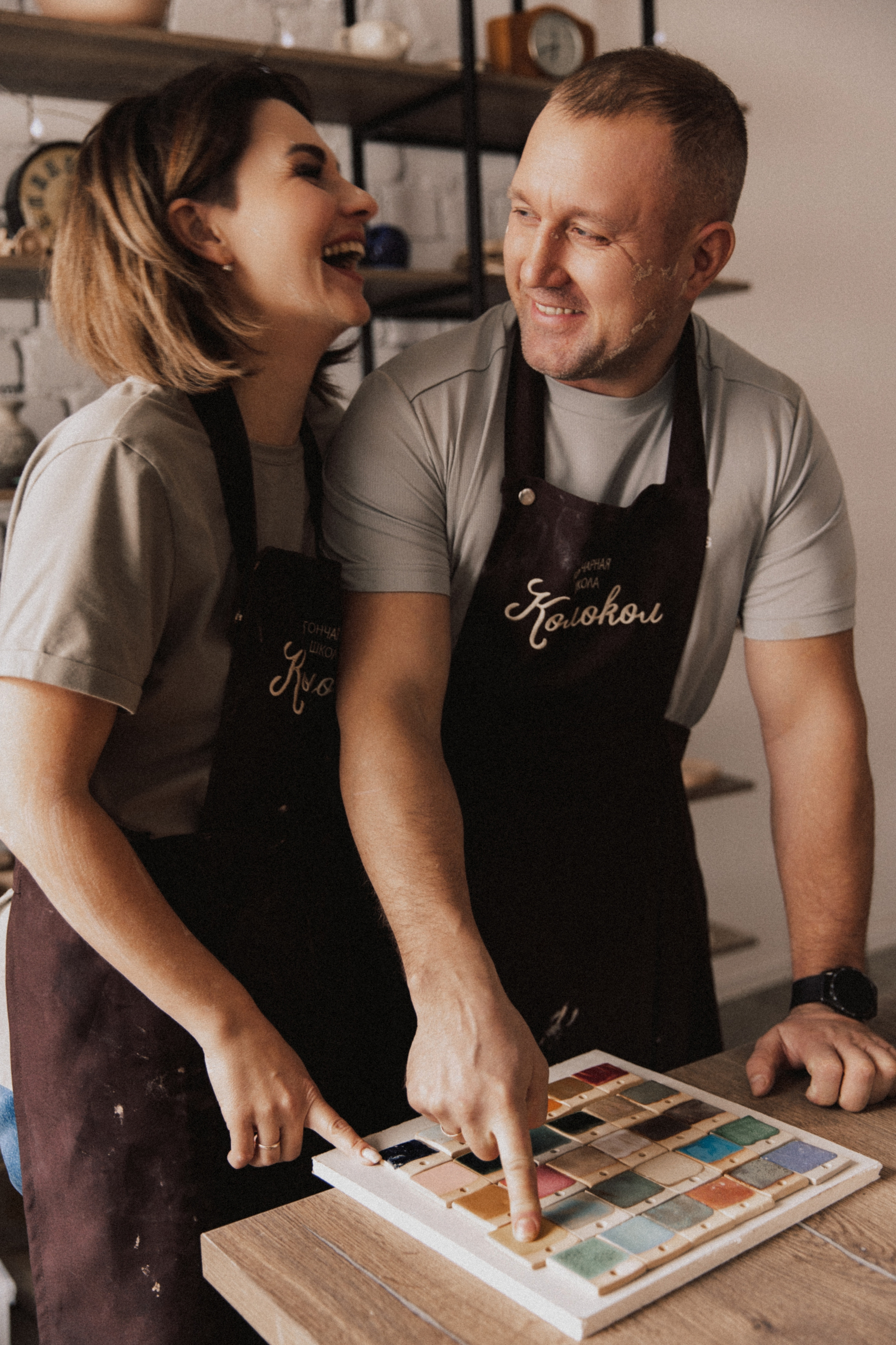 Настя и Рома. Свидание в гончарной мастерской. Свадебный и семейный фотограф Егорова Юлия
