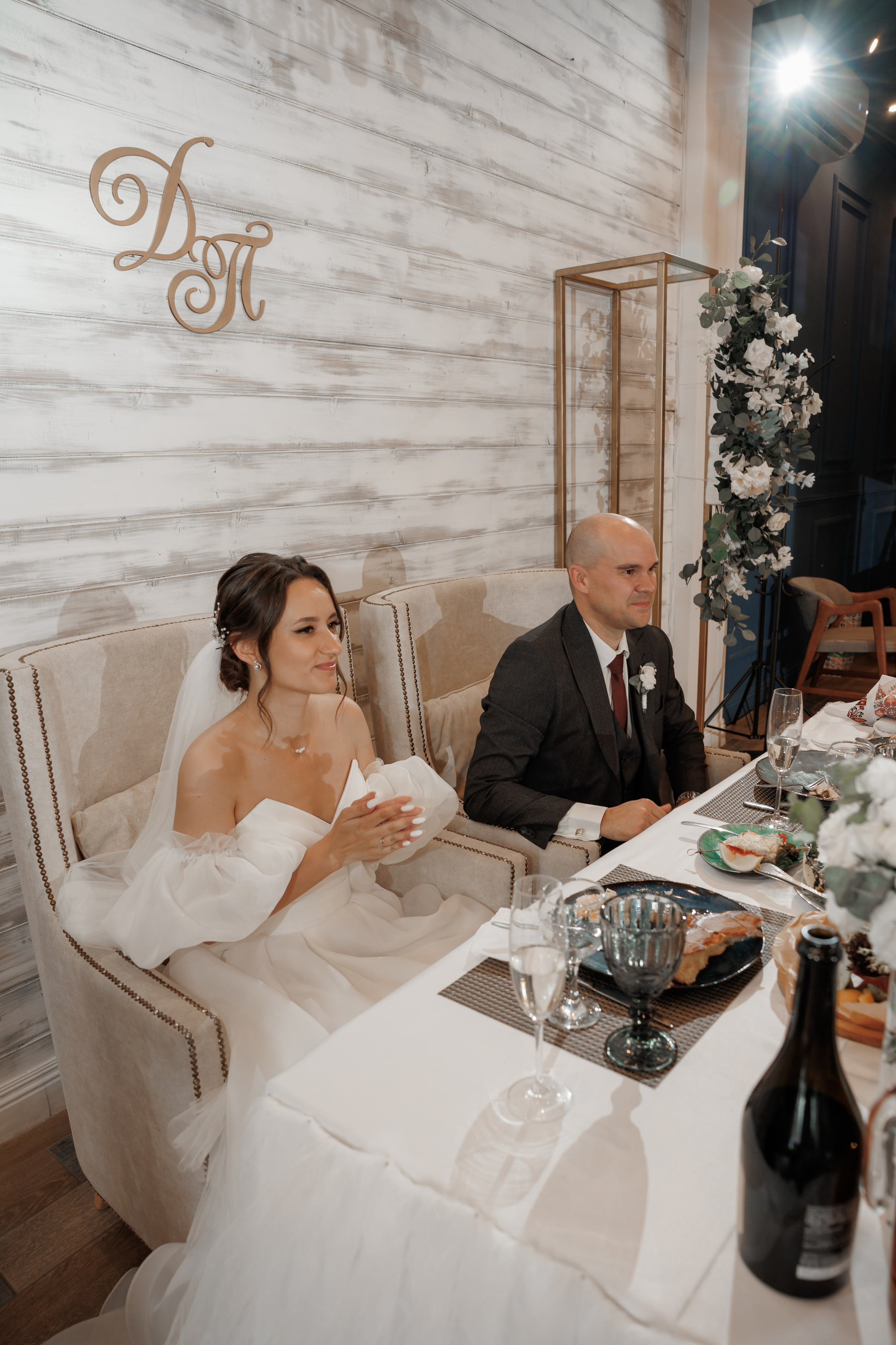 Полина и Дмитрий, загородный клуб «Барин», ЗАГС в г. Пушкино. Свадебный и репортажный фотограф (Москва, Королев и другие)