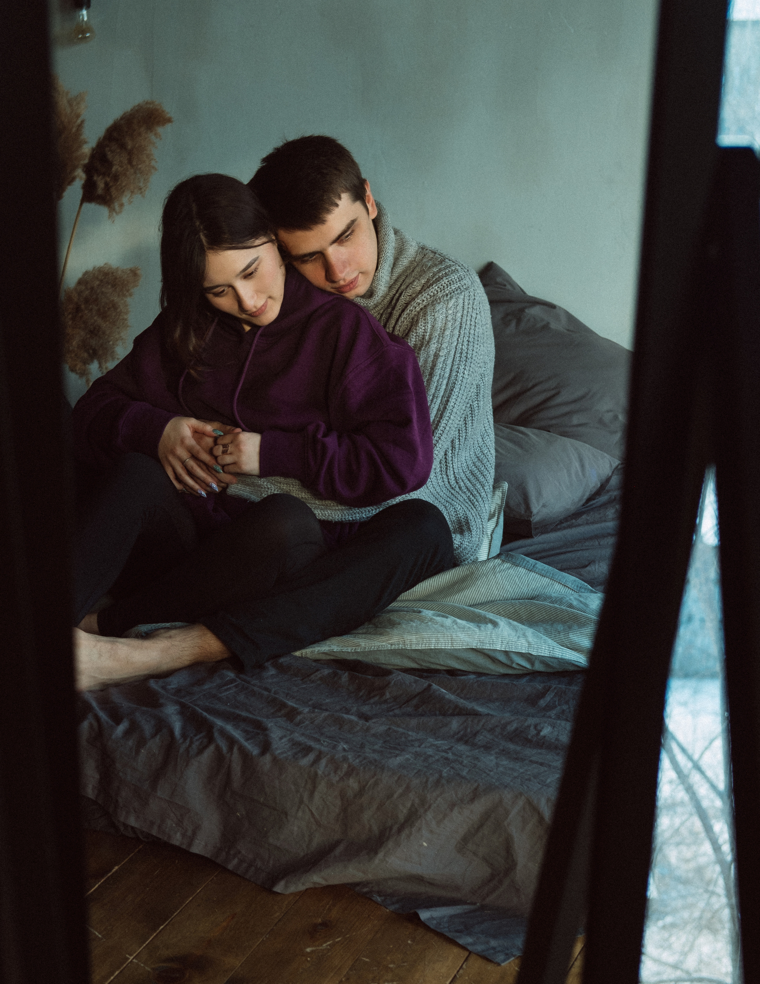 Зимняя студийная серия. Портретный и семейный фотограф в СПб Марья Туранова