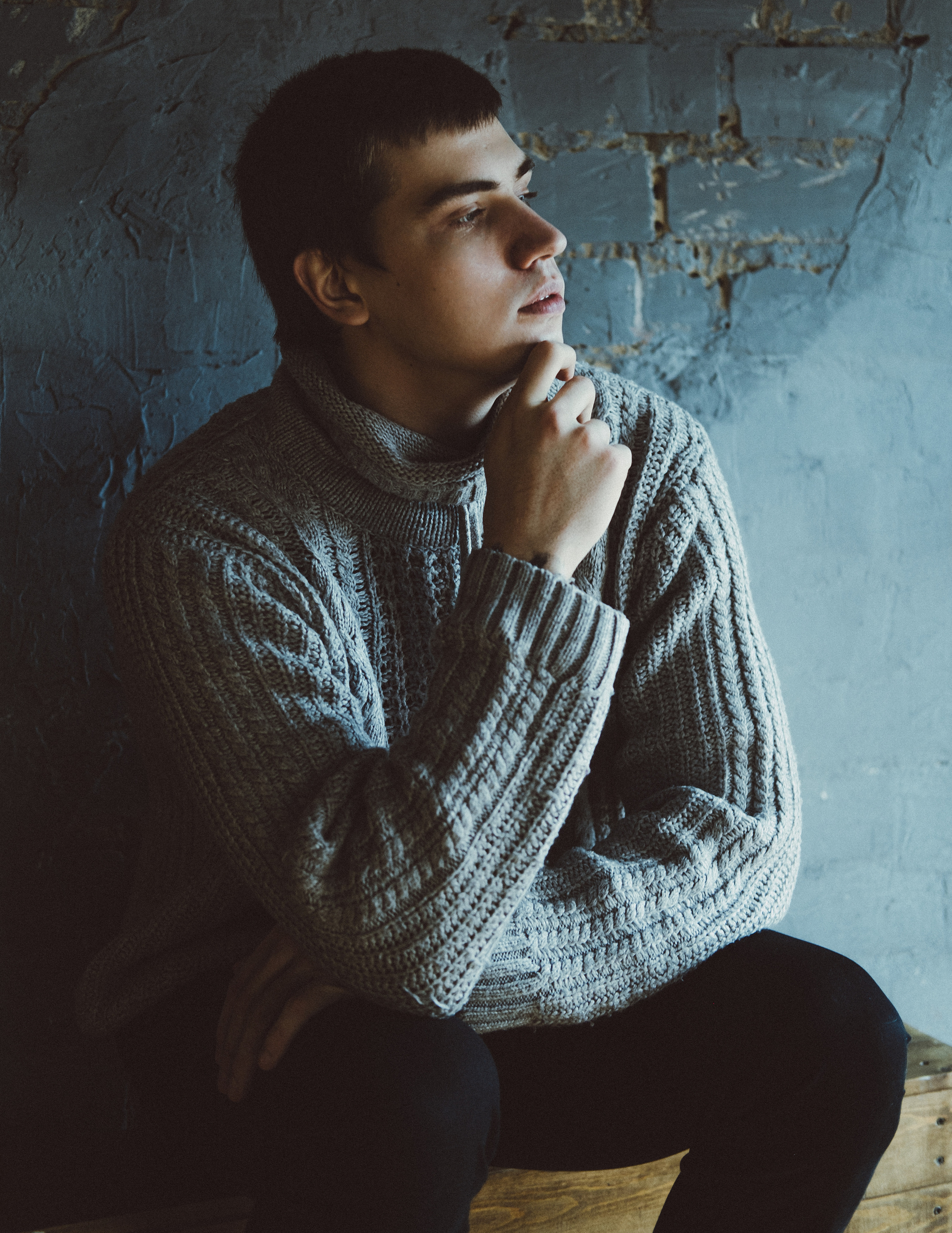 Зимняя студийная серия. Портретный и семейный фотограф в СПб Марья Туранова