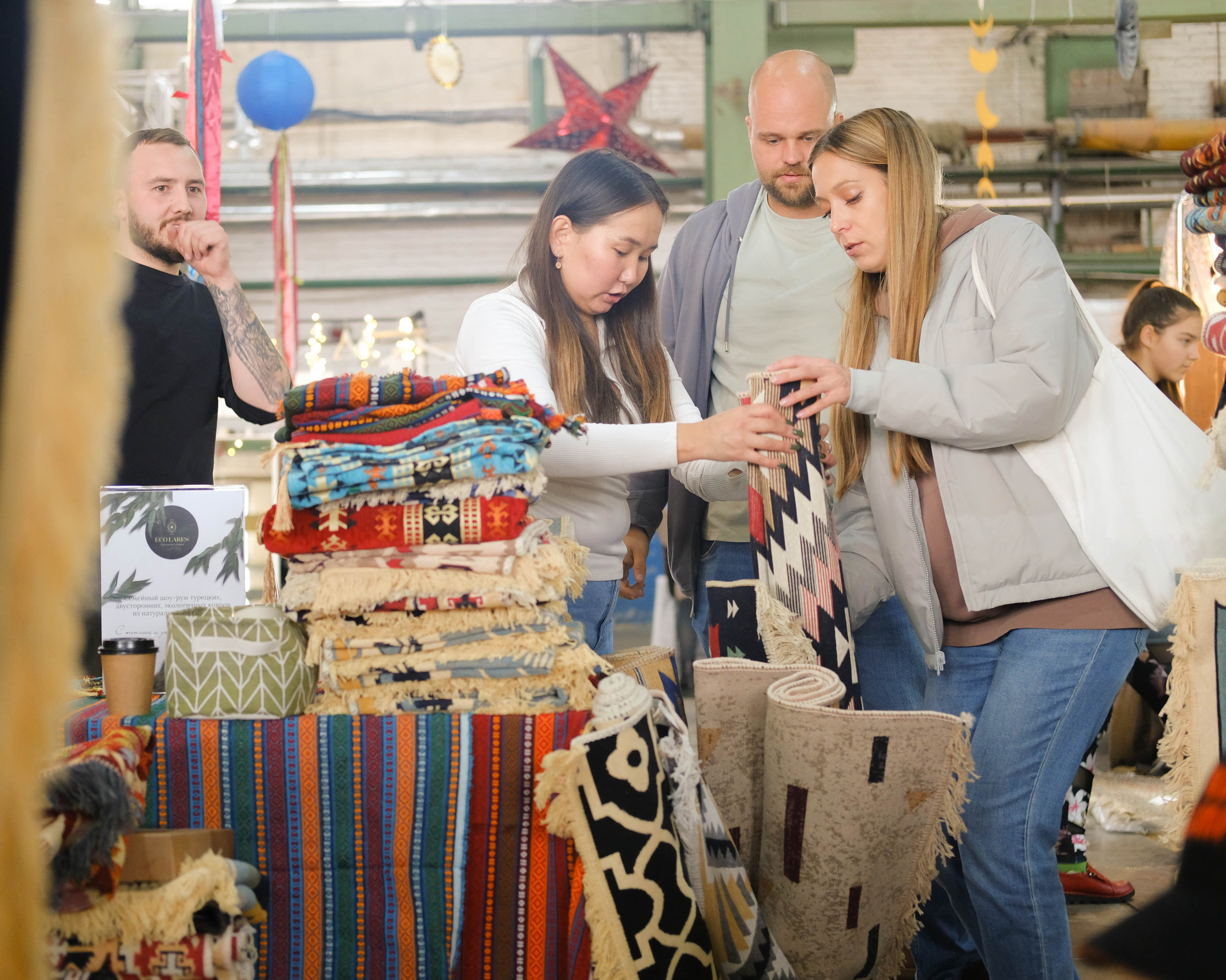Ковры EcoLares в Севкабеле. Портретный и семейный фотограф в СПб Марья Туранова