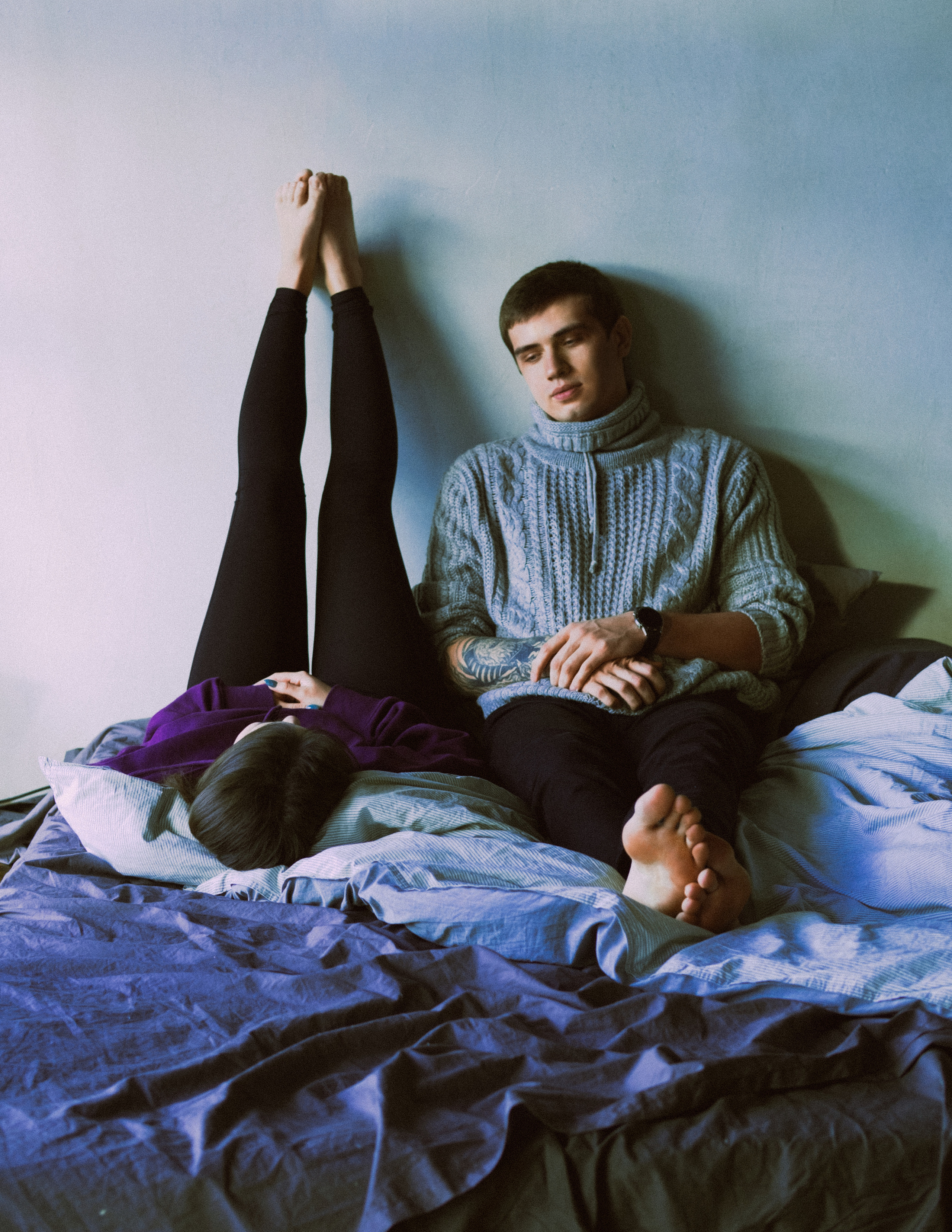 Зимняя студийная серия. Портретный и семейный фотограф в СПб Марья Туранова