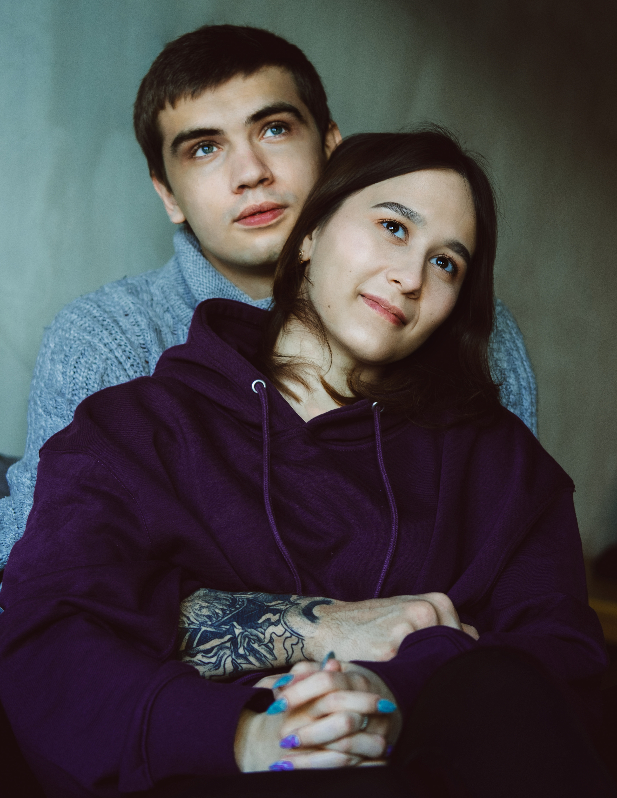 Зимняя студийная серия. Портретный и семейный фотограф в СПб Марья Туранова