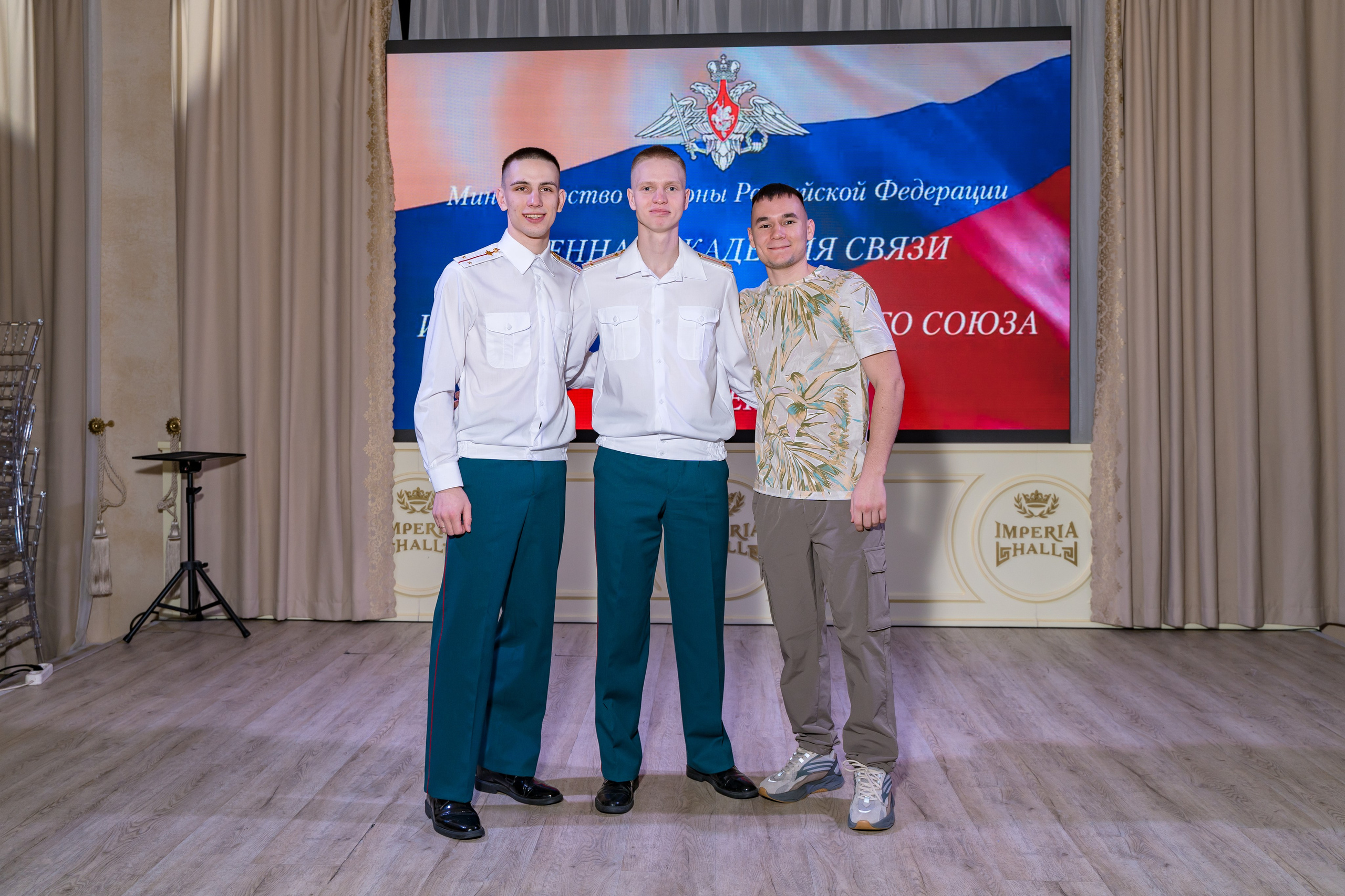 Фотосъемка выпуска военной академии и вручение дипломов