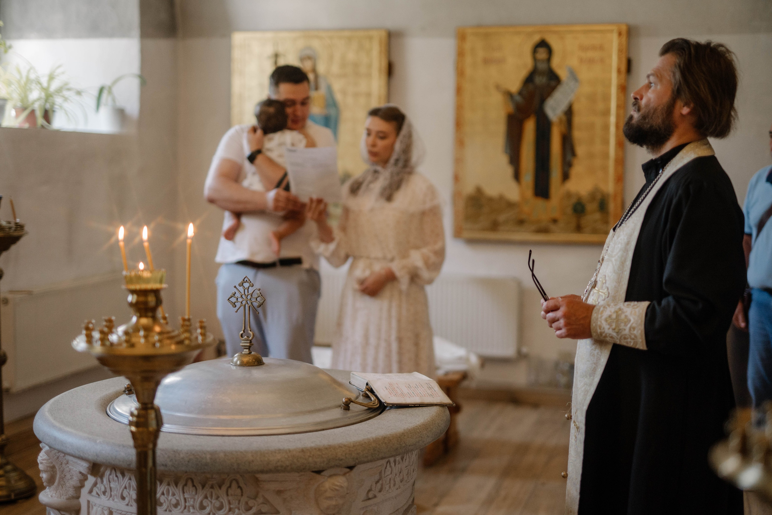 Крещение Мирона. Свадебный и семейный фотограф в Калуге Анна Киреева