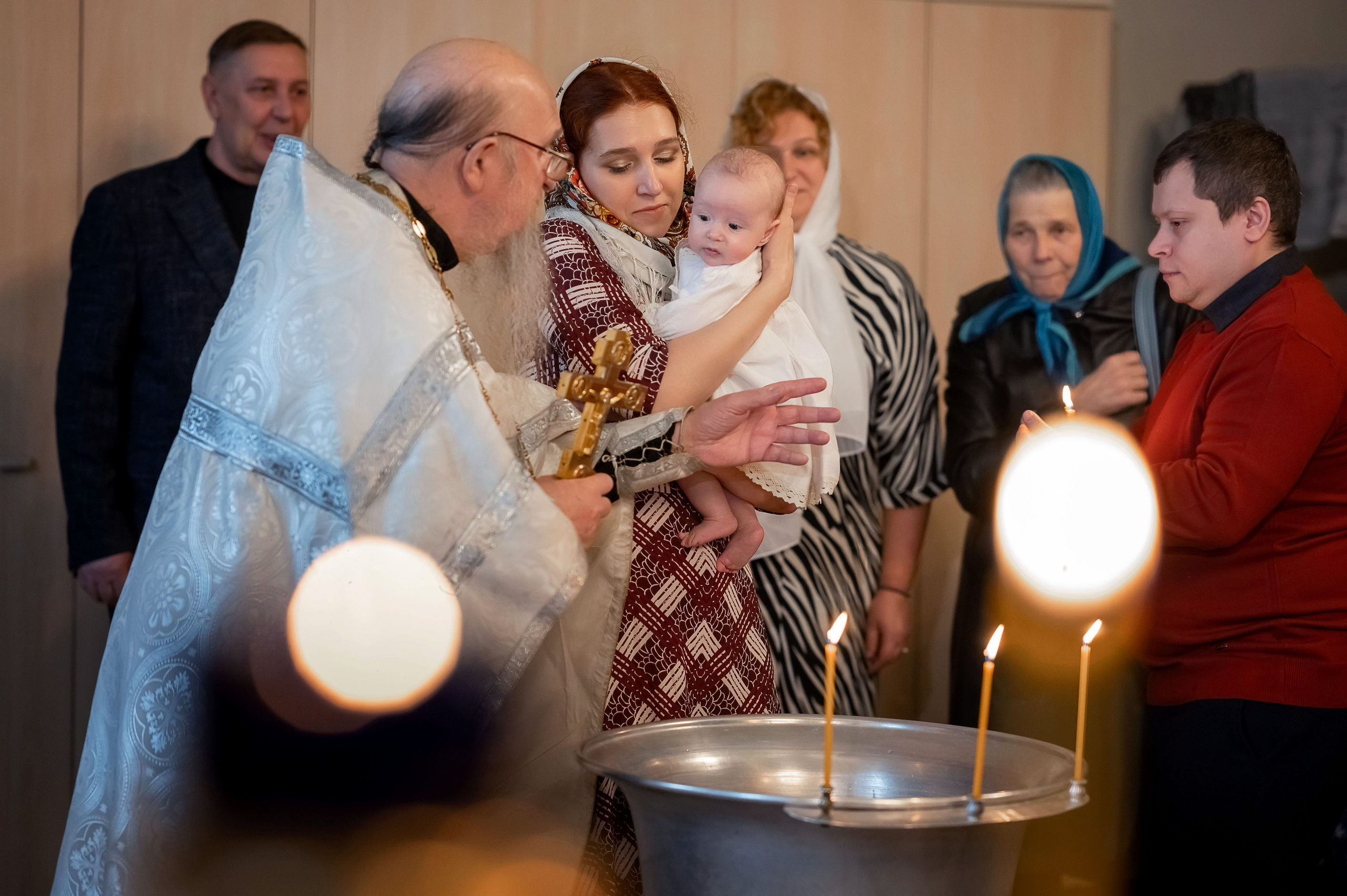 Крещение Ангелины. Семейный фотограф в г. Воскресенск Наталия Молева