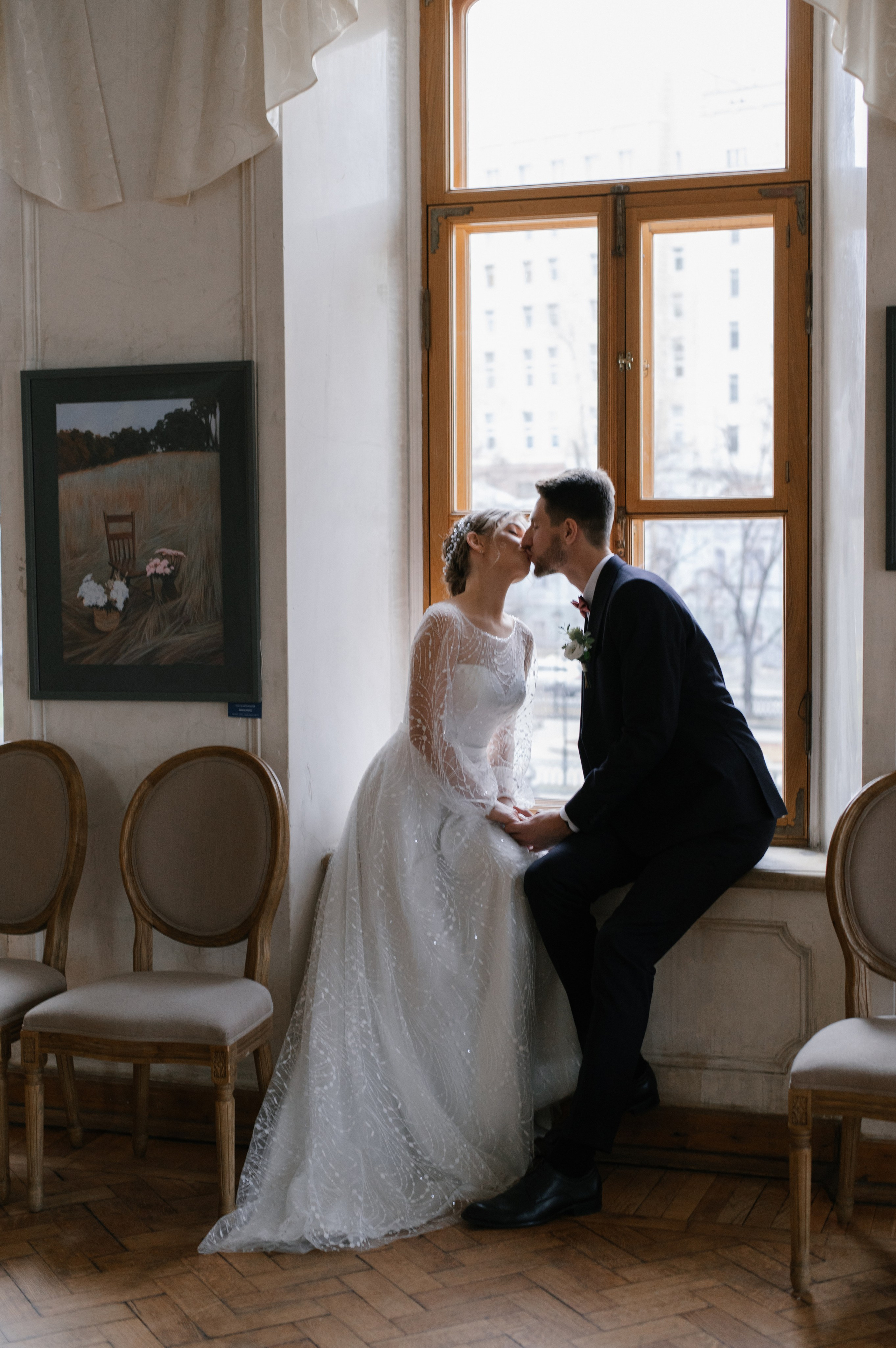 Свадебная фотосессия в Читальне имени Пушкина и камерный банкет в ресторане «Гусятникоff». Семейный и свадебный фотограф в Москве Татьяна Николаева