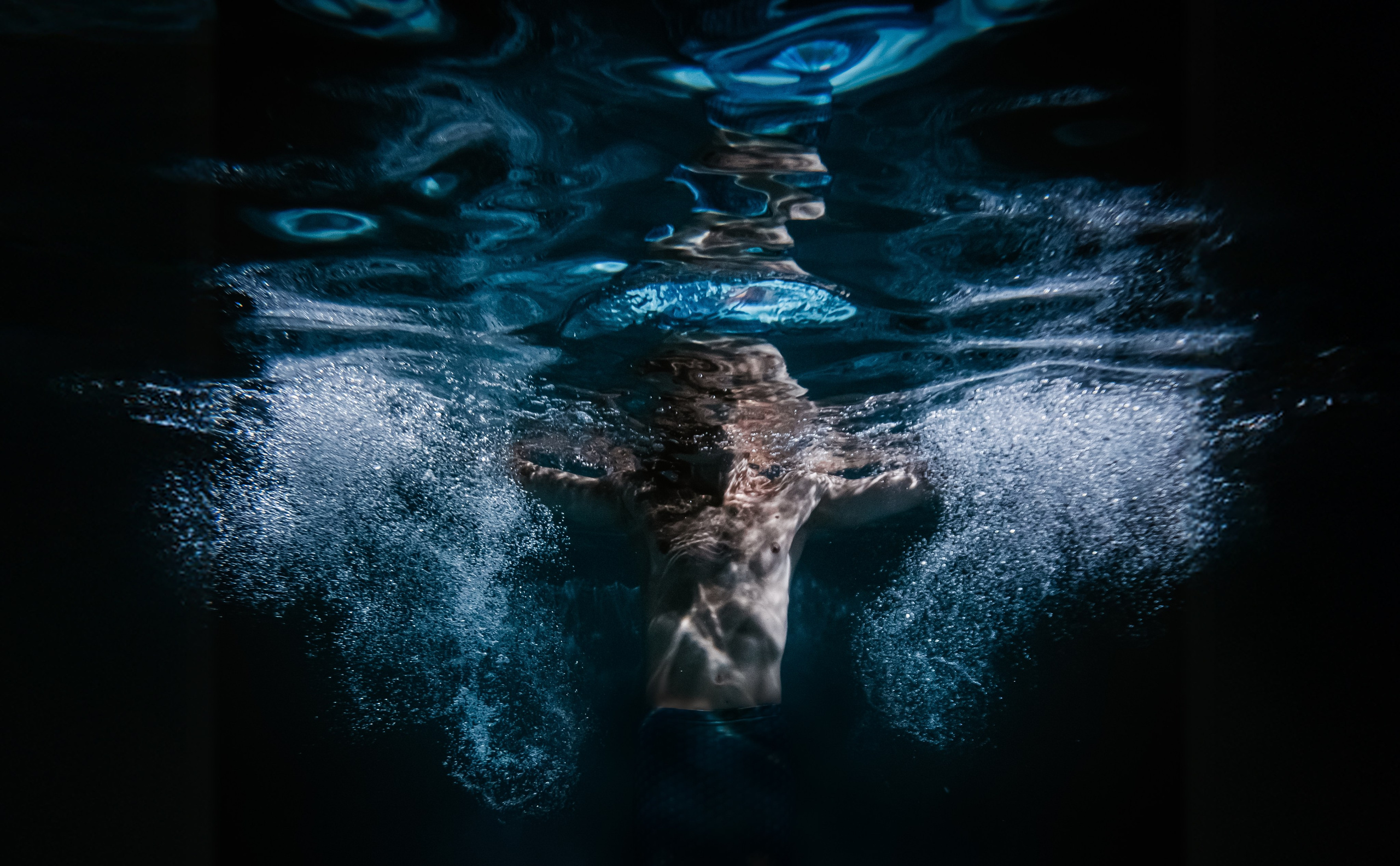 Подводная съемка для модели из Санкт-Петербурга. Фотограф Москва Жуковский Раменское