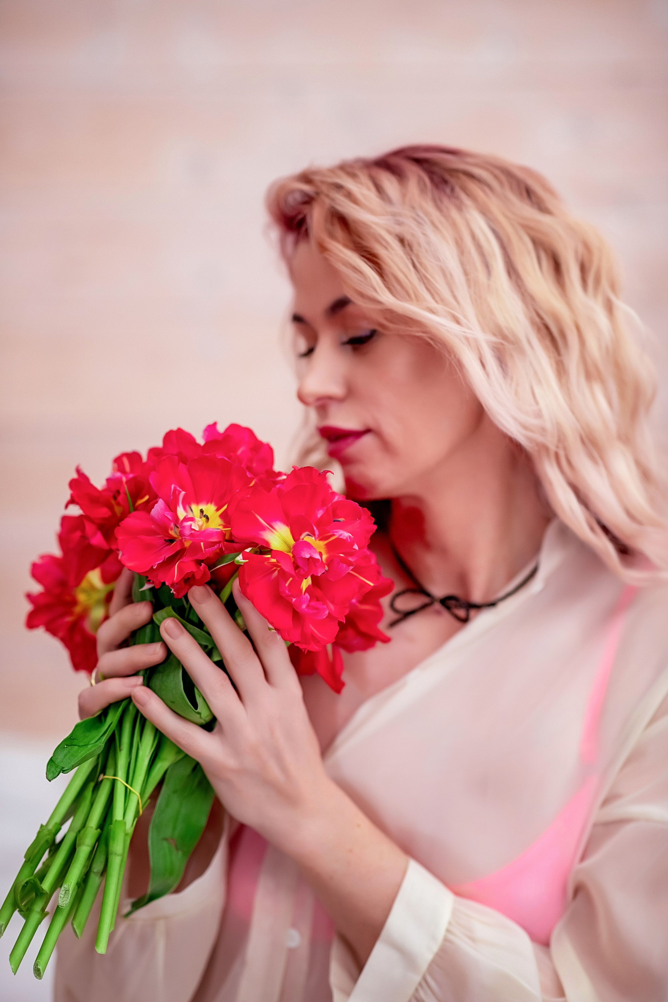 Фотопроект женский «Весна, цветы и Ты». Фотограф Алина Лебедь