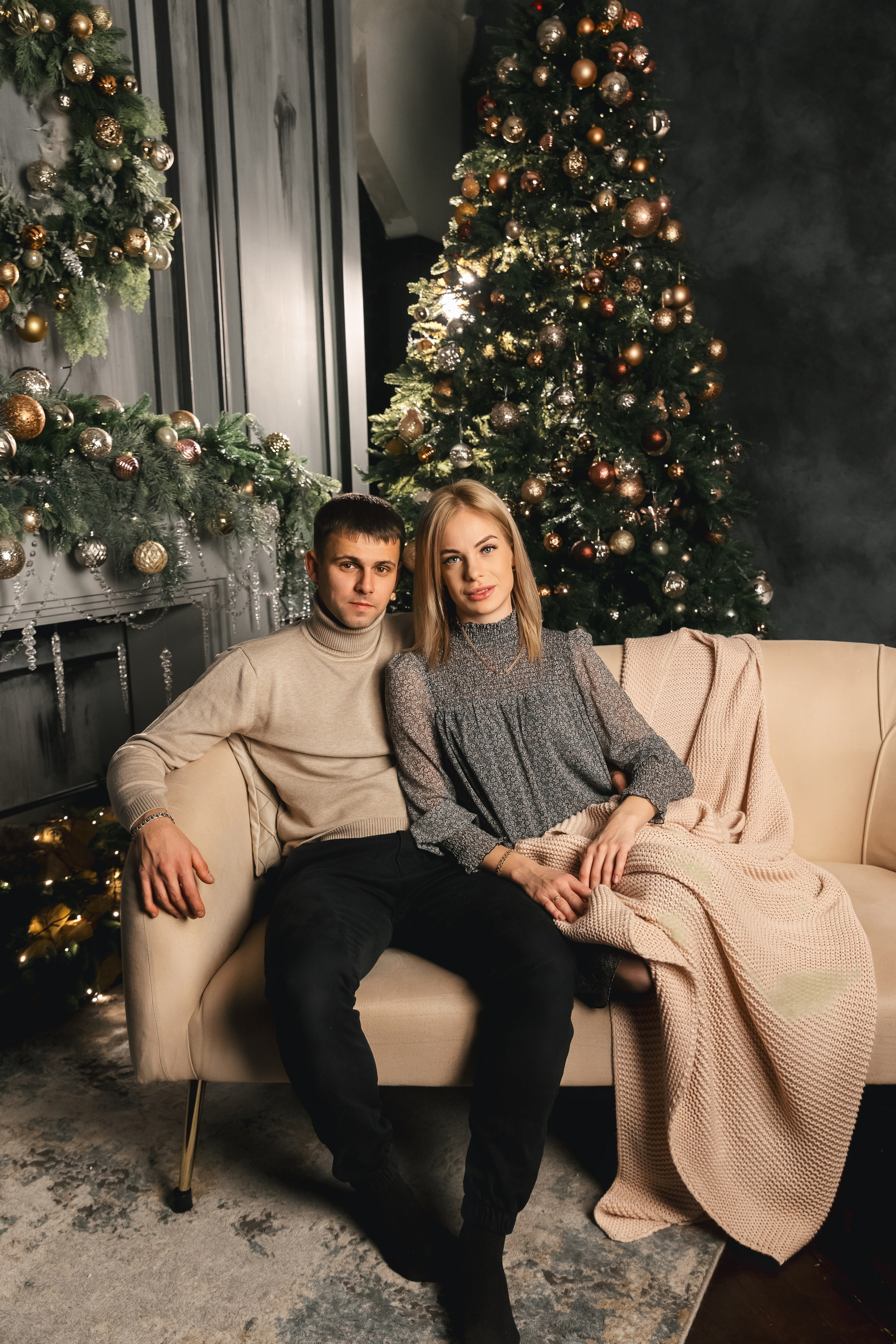 Семейная новогодняя фотосессия в Хабаровске. Свадебный фотограф в Хабаровске