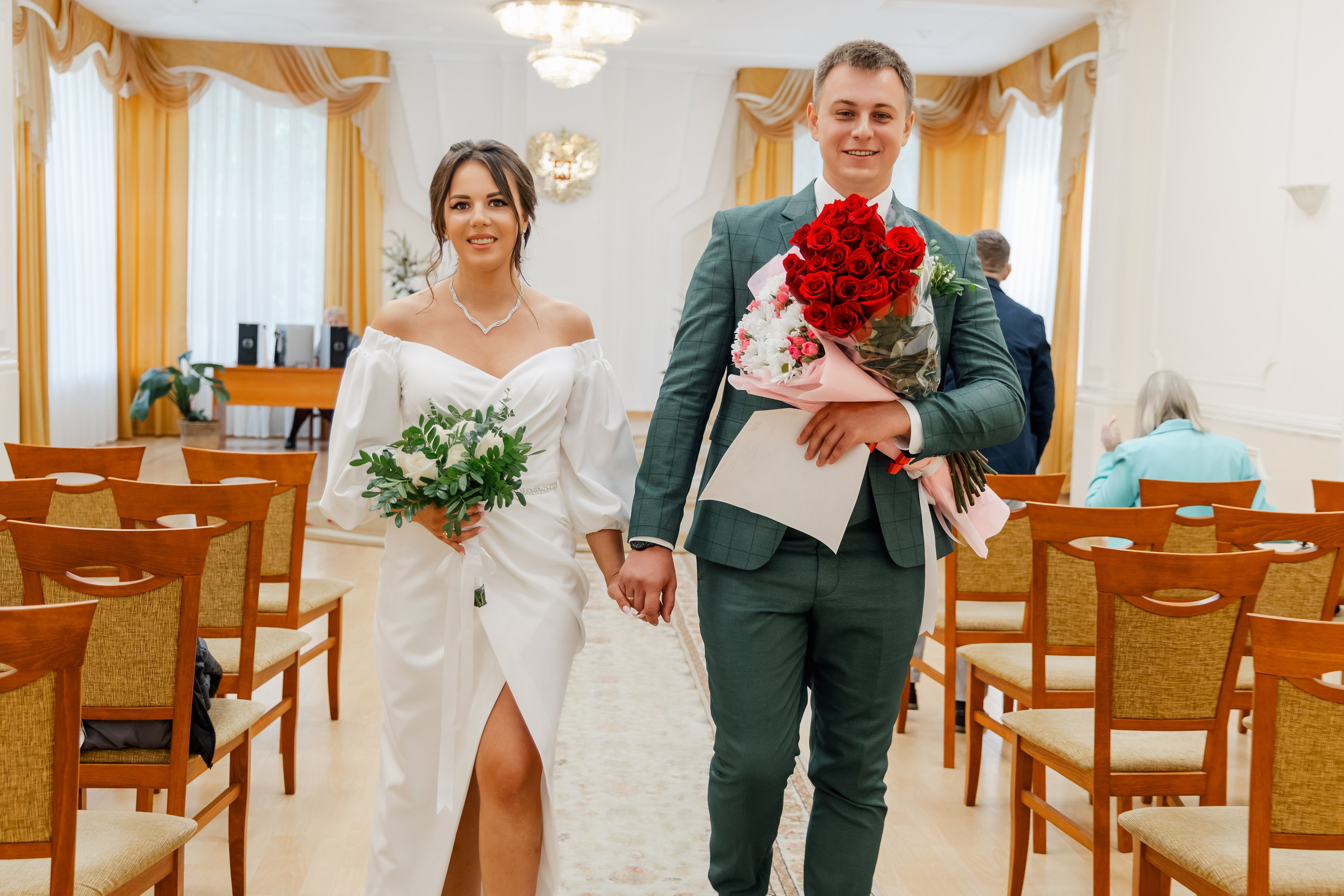 Олег и Юлия. Свадебная прогулка. Свадебный фотограф в Хабаровске