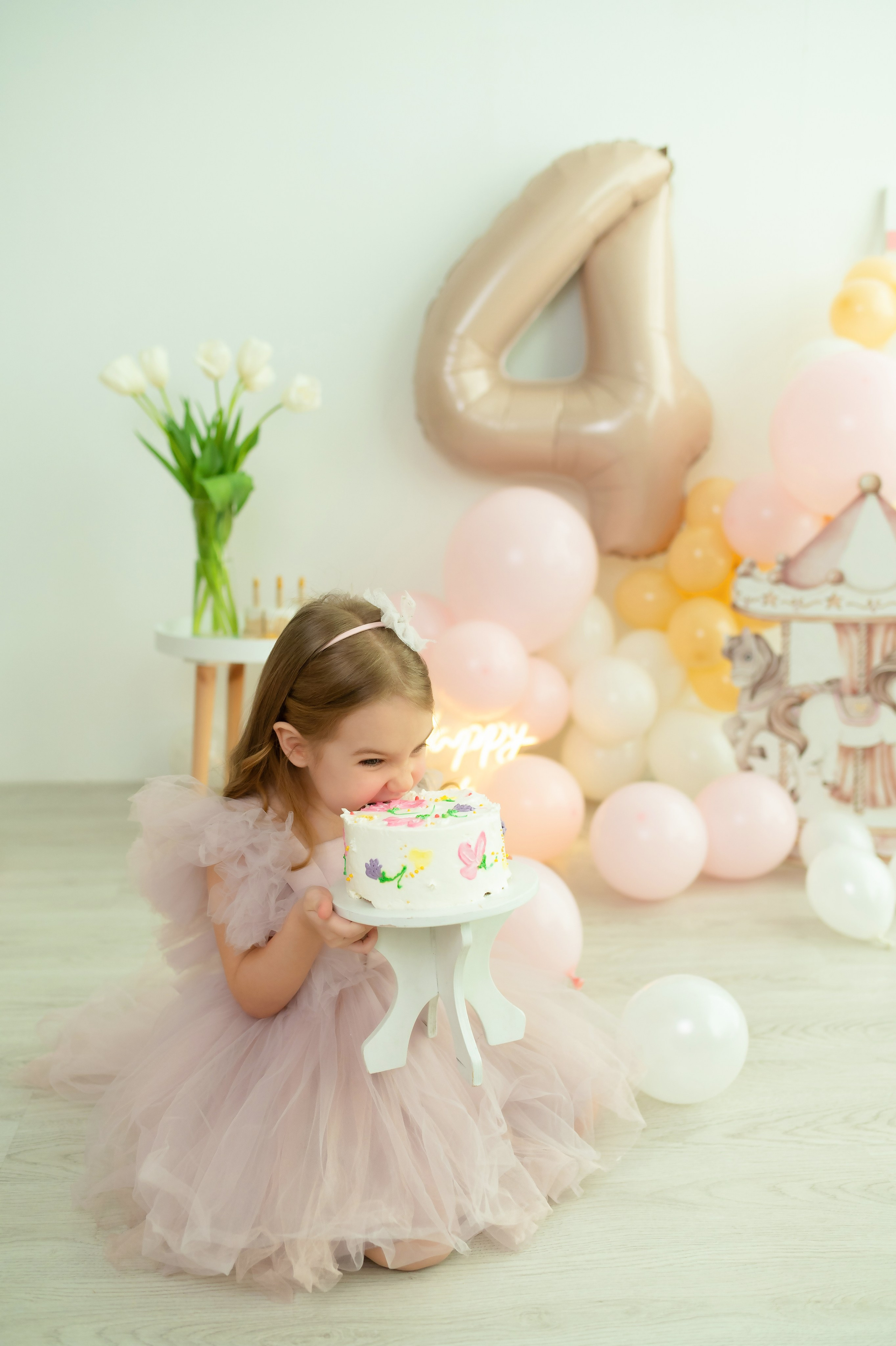 Фотосессия ко Дню Рождения! Алисе — 4 года!. Детский фотограф Ирина Глебова