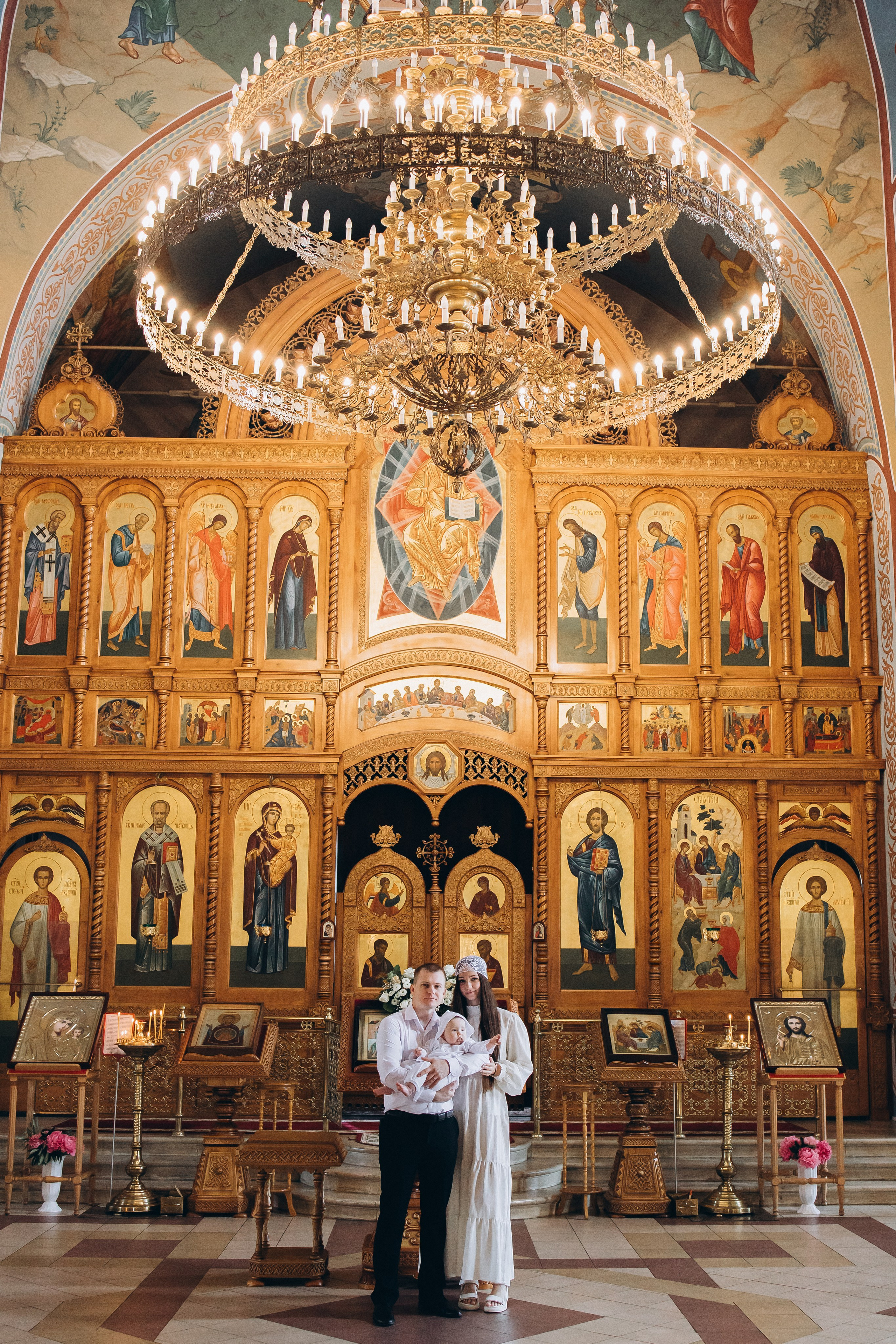 Таинство Крещения Деи в церкви Троицы Живоначальной в Карабанове. Детский и семейный фотограф в Пушкино, Мытищи, Москва Сергеева Светлана