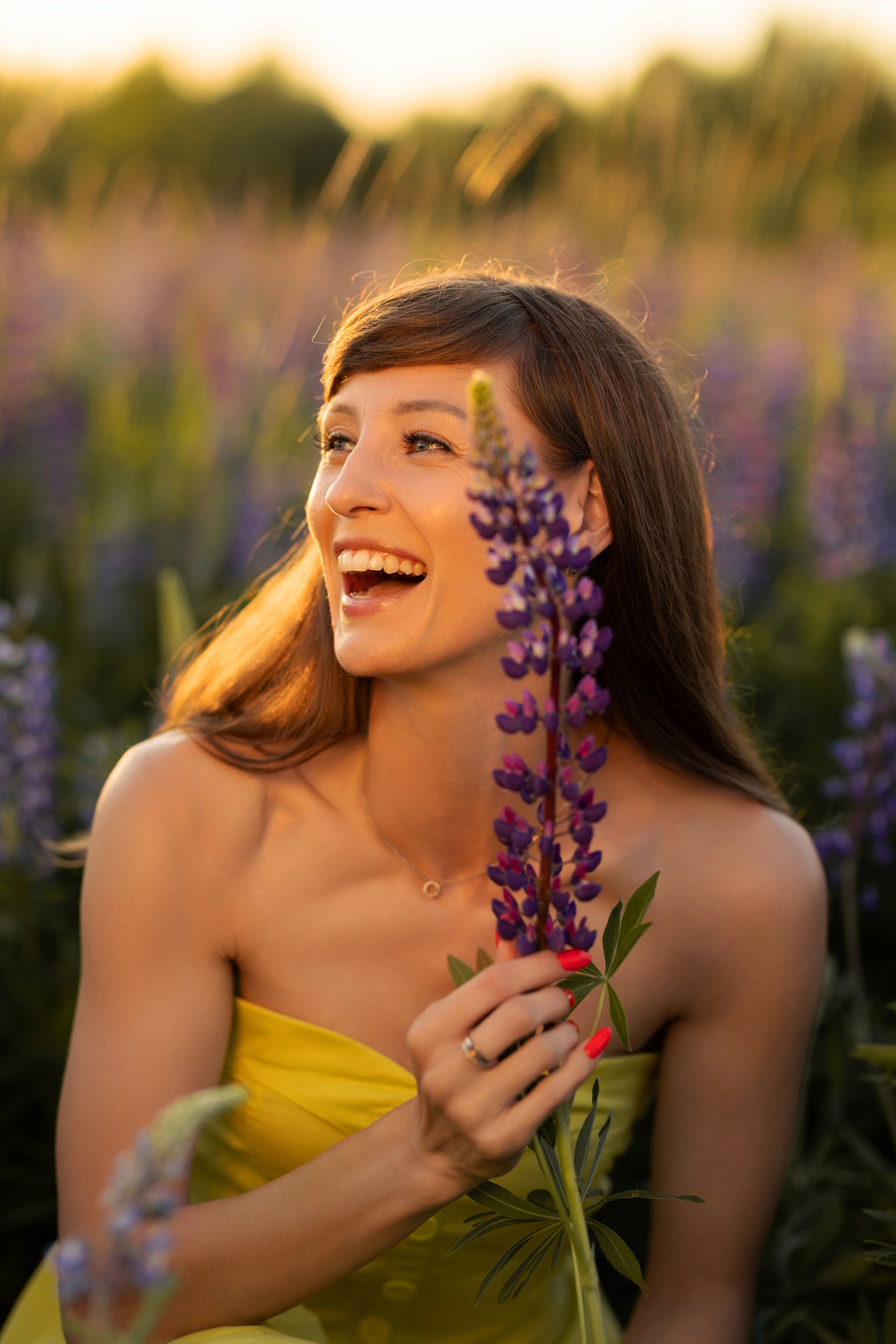 Фотосессия с люпинами. Семейный и свадебный фотограф в Санкт-Петербурге Татьяна Швыкова