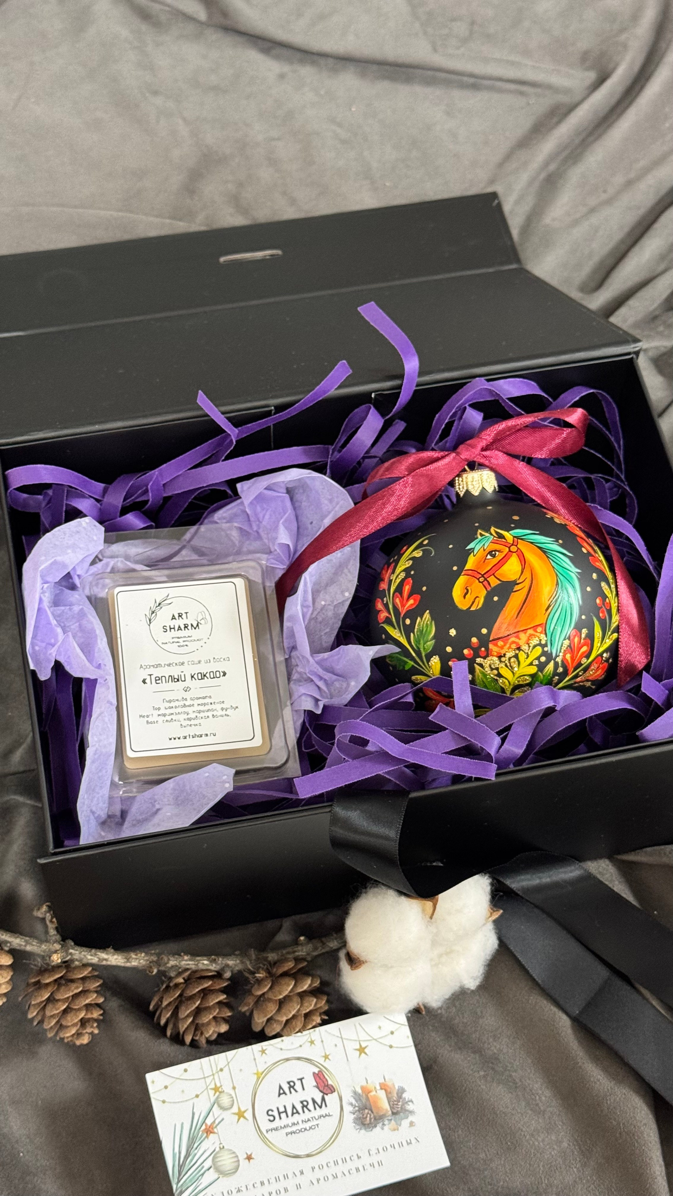 Аромасвечи и наборы. Художественная ручная роспись елочных шаров, корпоративные подарки и восковые аромасвечи