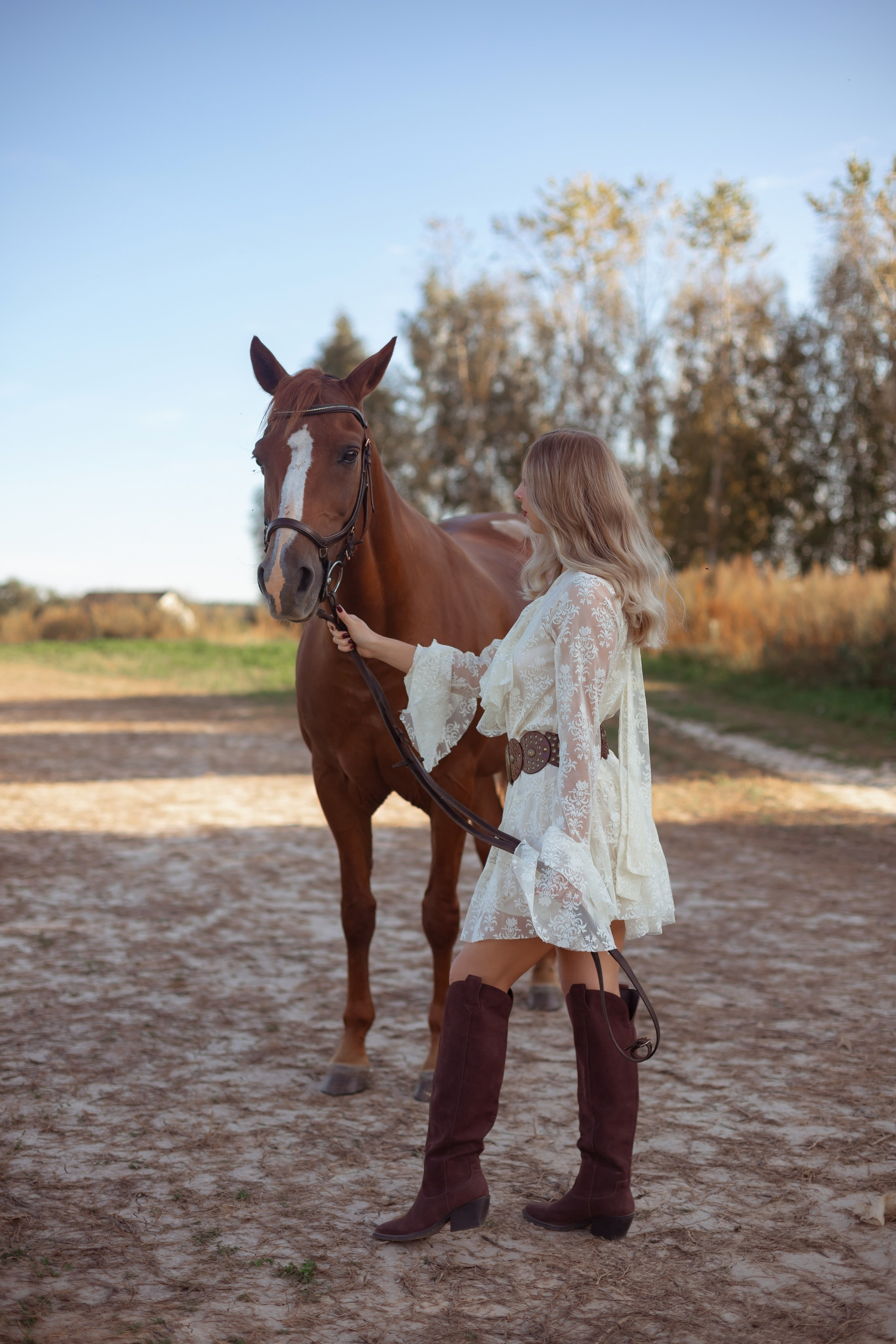 Съемка Елизавета с лошадьми. Фотограф Калуга