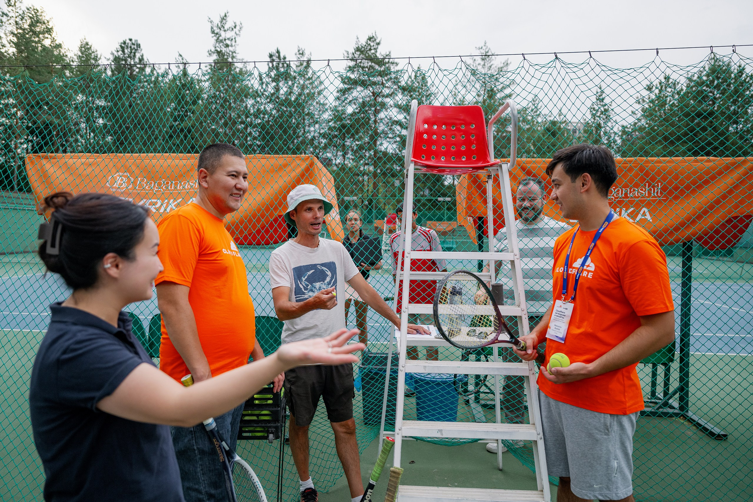 Конференция/Игра в тенис — BakoTech&Cloudfire. Фотограф в Алматы — Алексей Коньков | Репортаж, свадьбы, портреты