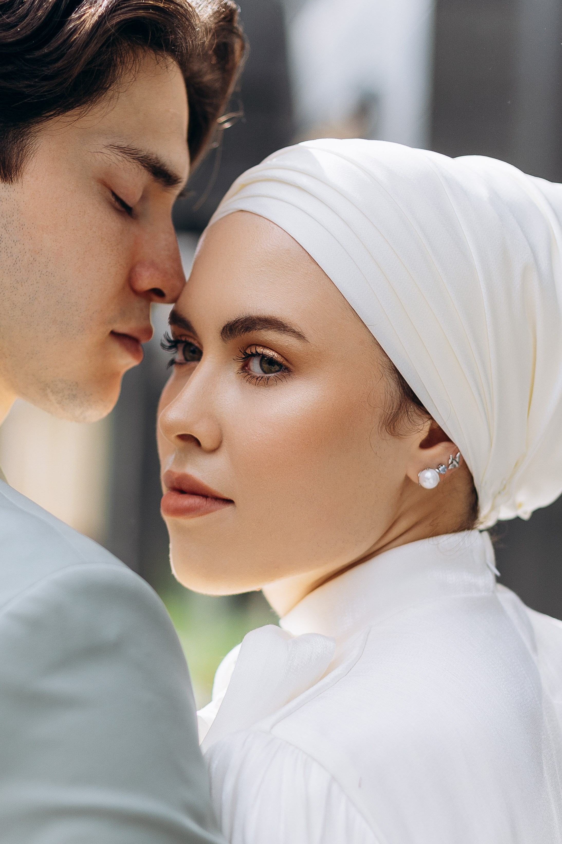 Услуги стилиста: красивое завязывание платка для никаха, фотосессия Казань