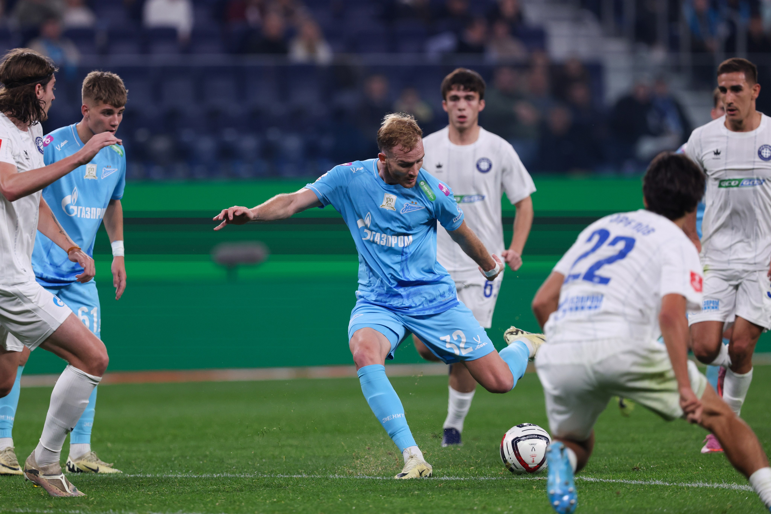 ФК Зенит -ФК Оренбург Fonbet Кубок России 2025/26. Спортивный и репортажный фотограф Антон Тереханов