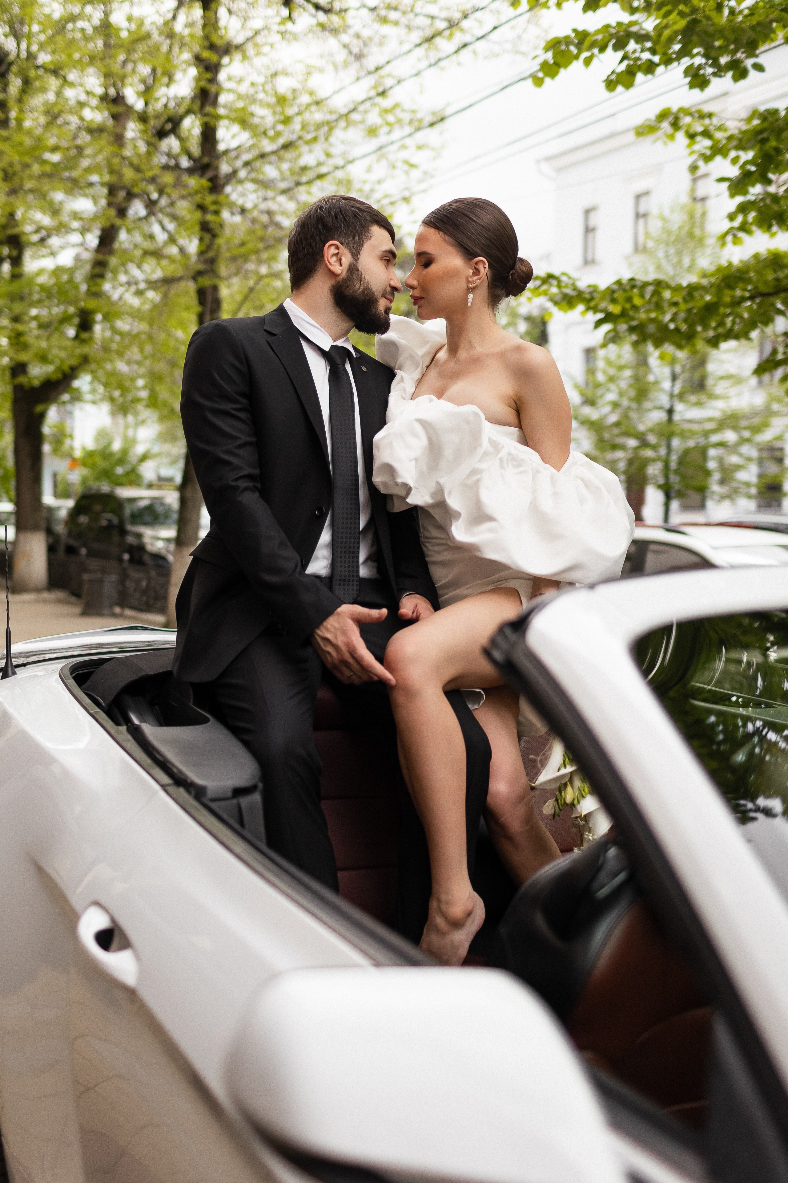 Съёмка с кабриолетом. Арина Тамочкина. Фотограф Краснодарю