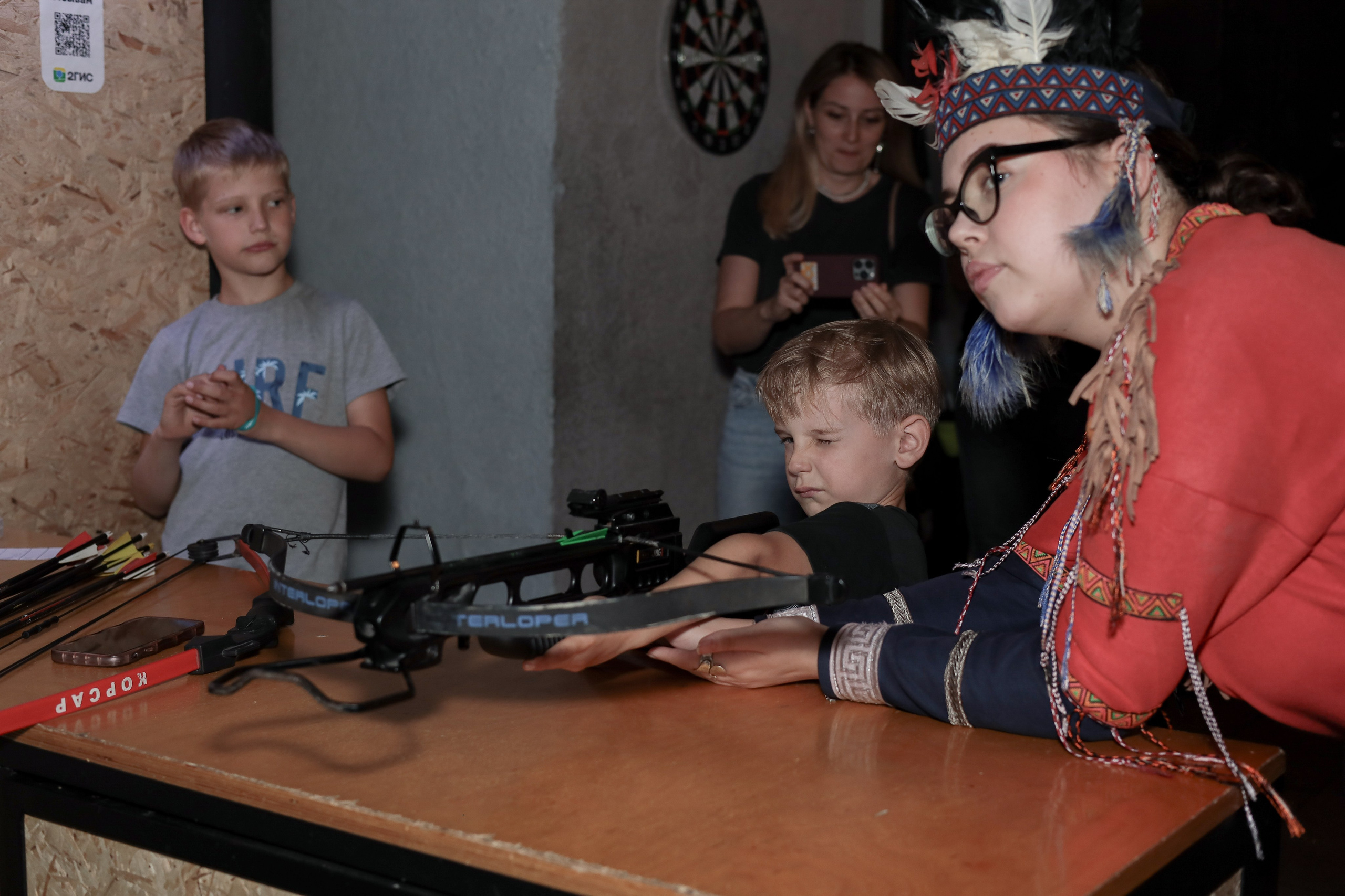 День рождение в стрелковом клубе. Фотограф Надршина Лилия