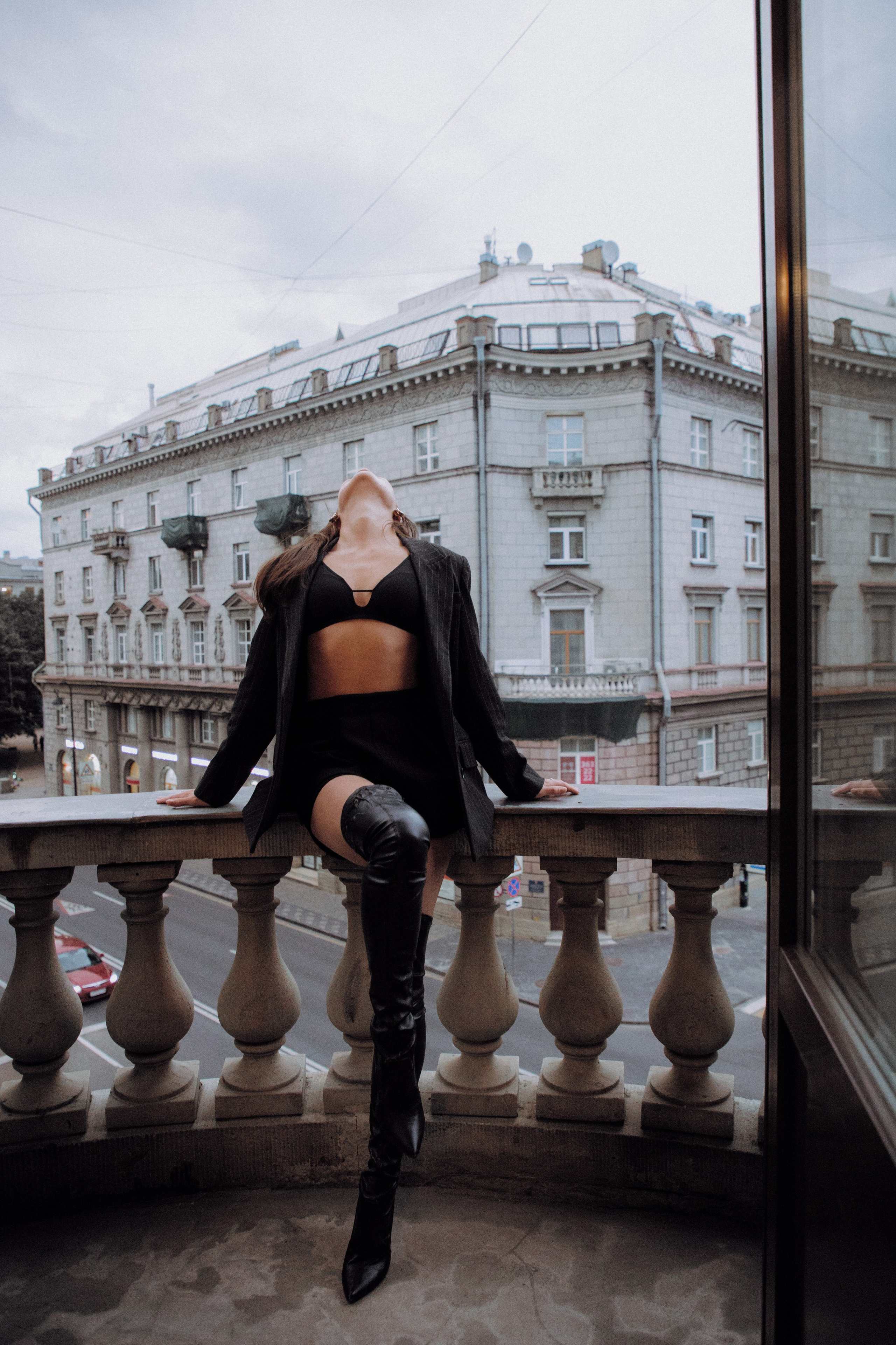 Вероника (съемка на балконе). Фотограф в Москве и Санкт-Петербурге Дарина