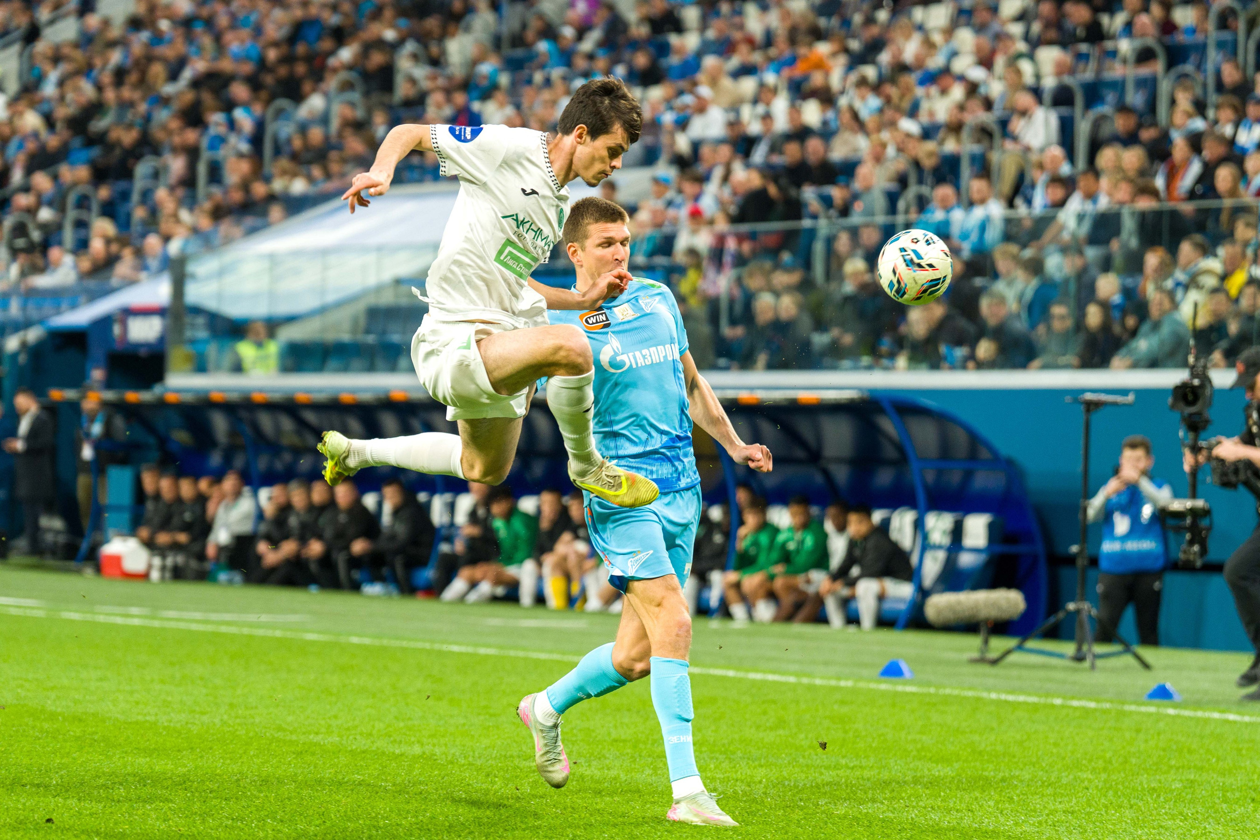 Zenit 2–0 Akhmat | RPL Round 27 at Gazprom Arena — match photography by Anton Hauff. Sports Photographer in Saint Petersburg | Anton Hauff