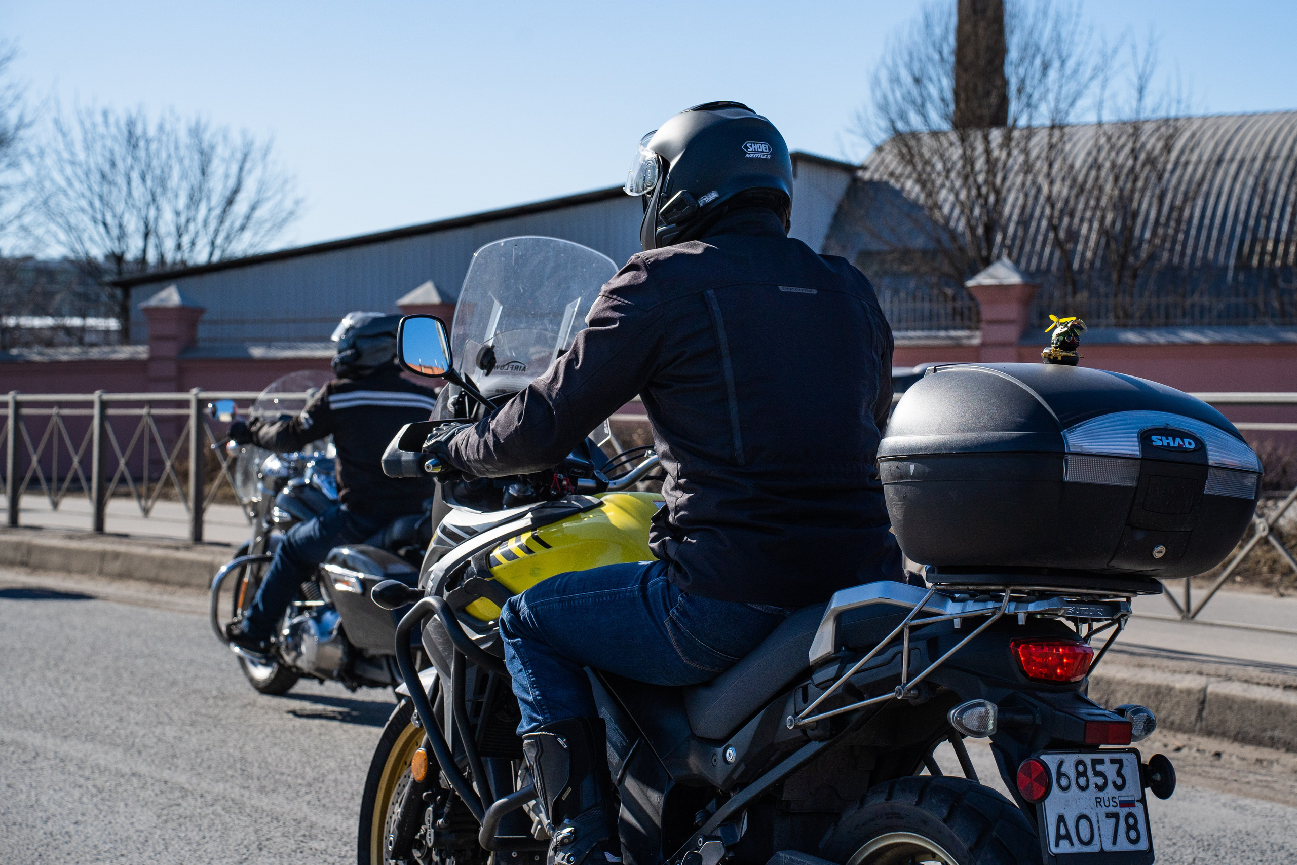 Весенний прохват мотоклуба Normans Riders MC. Концертный и репортажный фотограф в Санкт-Петербурге Слава Пахомов
