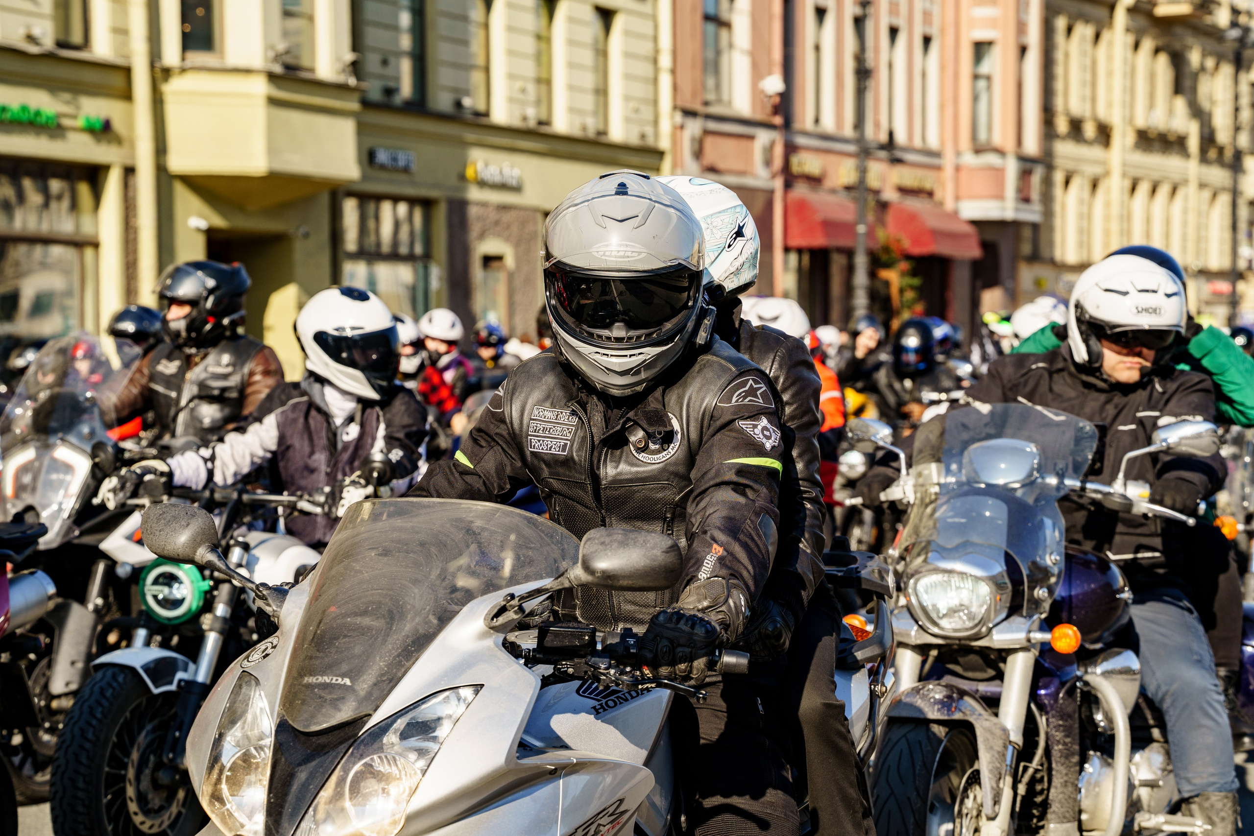 Прохват мотоклуба Norman Riders ч.1. Концертный и репортажный фотограф в Санкт-Петербурге Слава Пахомов