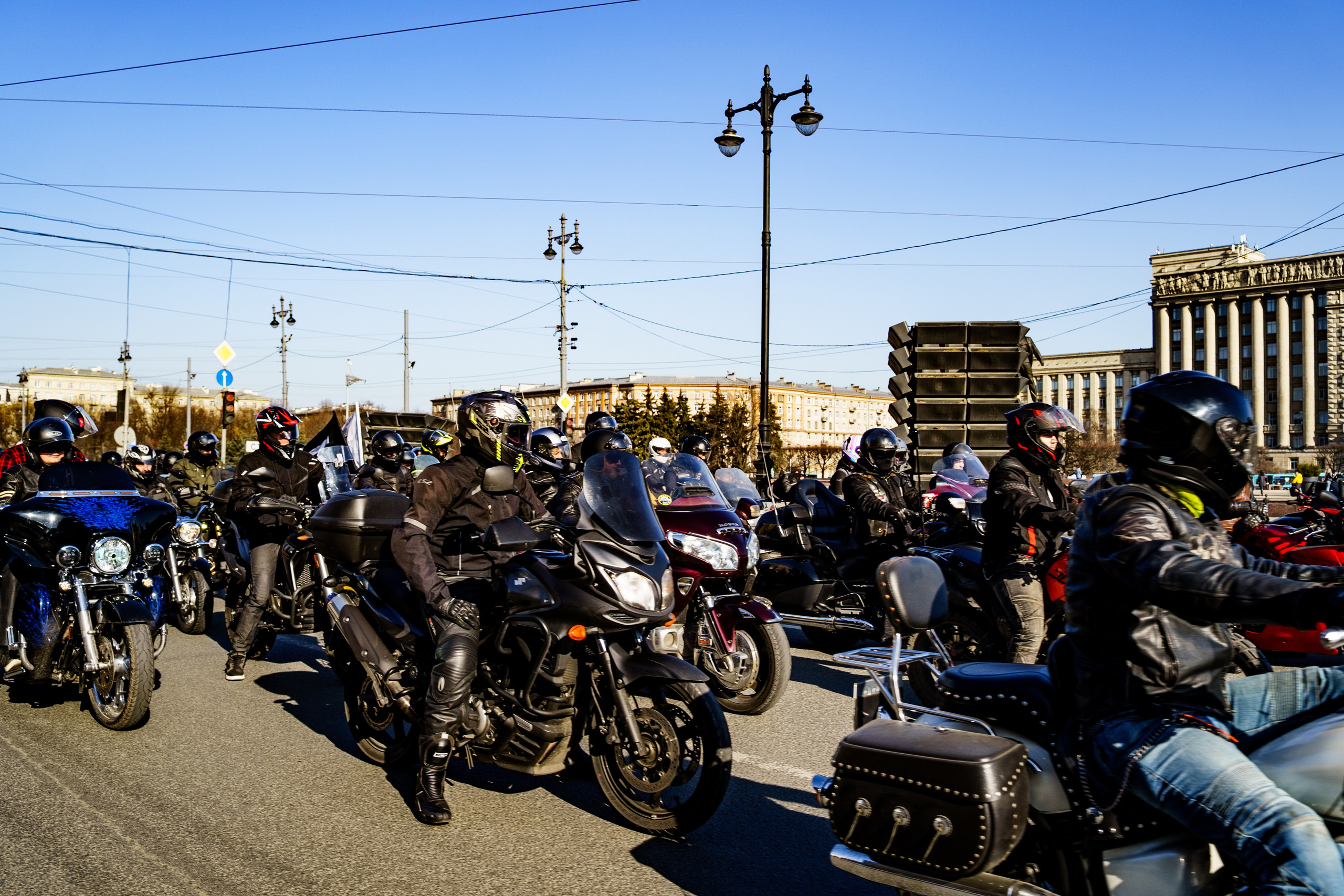 Прохват мотоклуба Norman Riders ч.1. Концертный и репортажный фотограф в Санкт-Петербурге Слава Пахомов