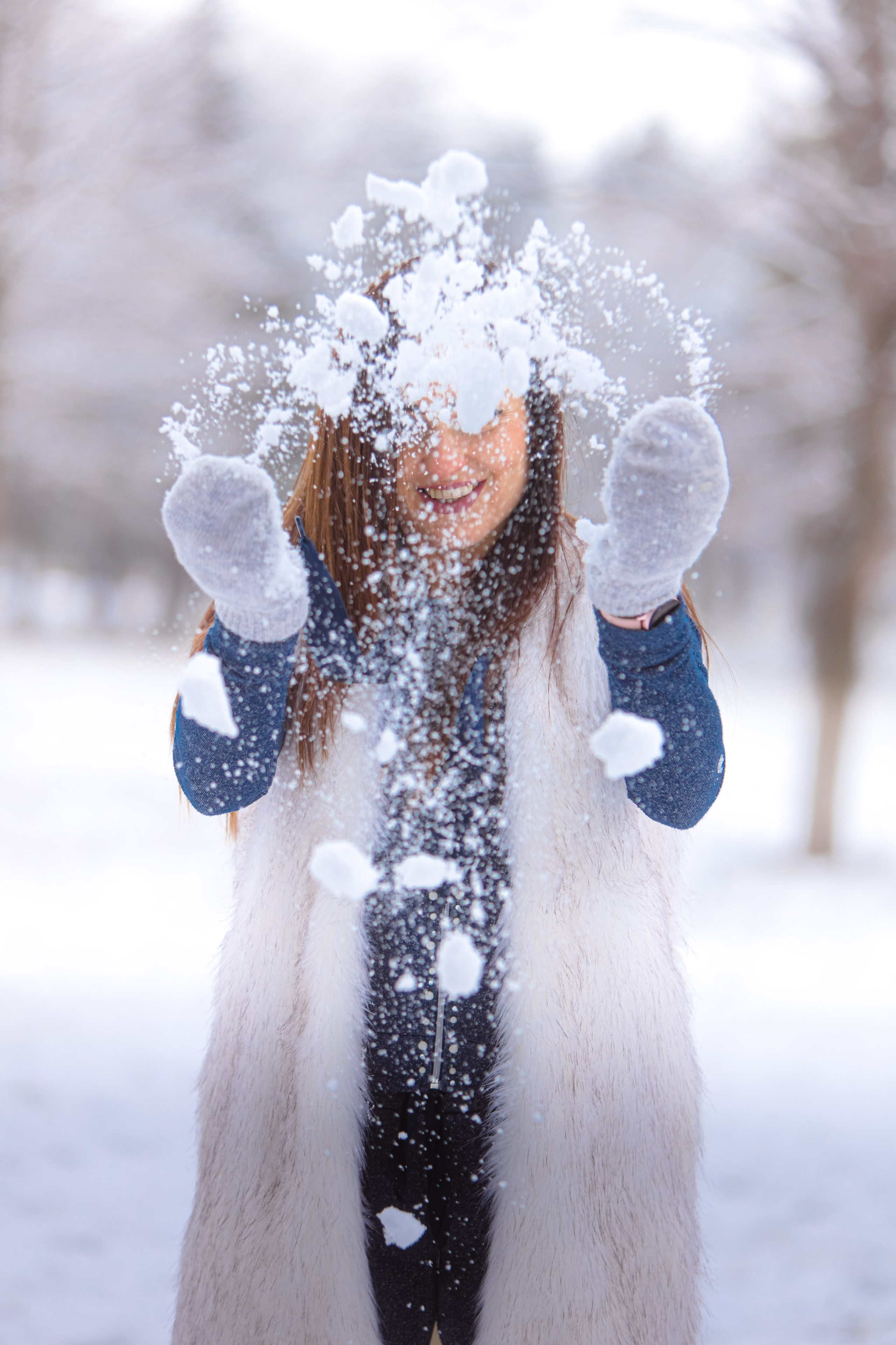Зима. Профессиональный фотограф и видеооператор