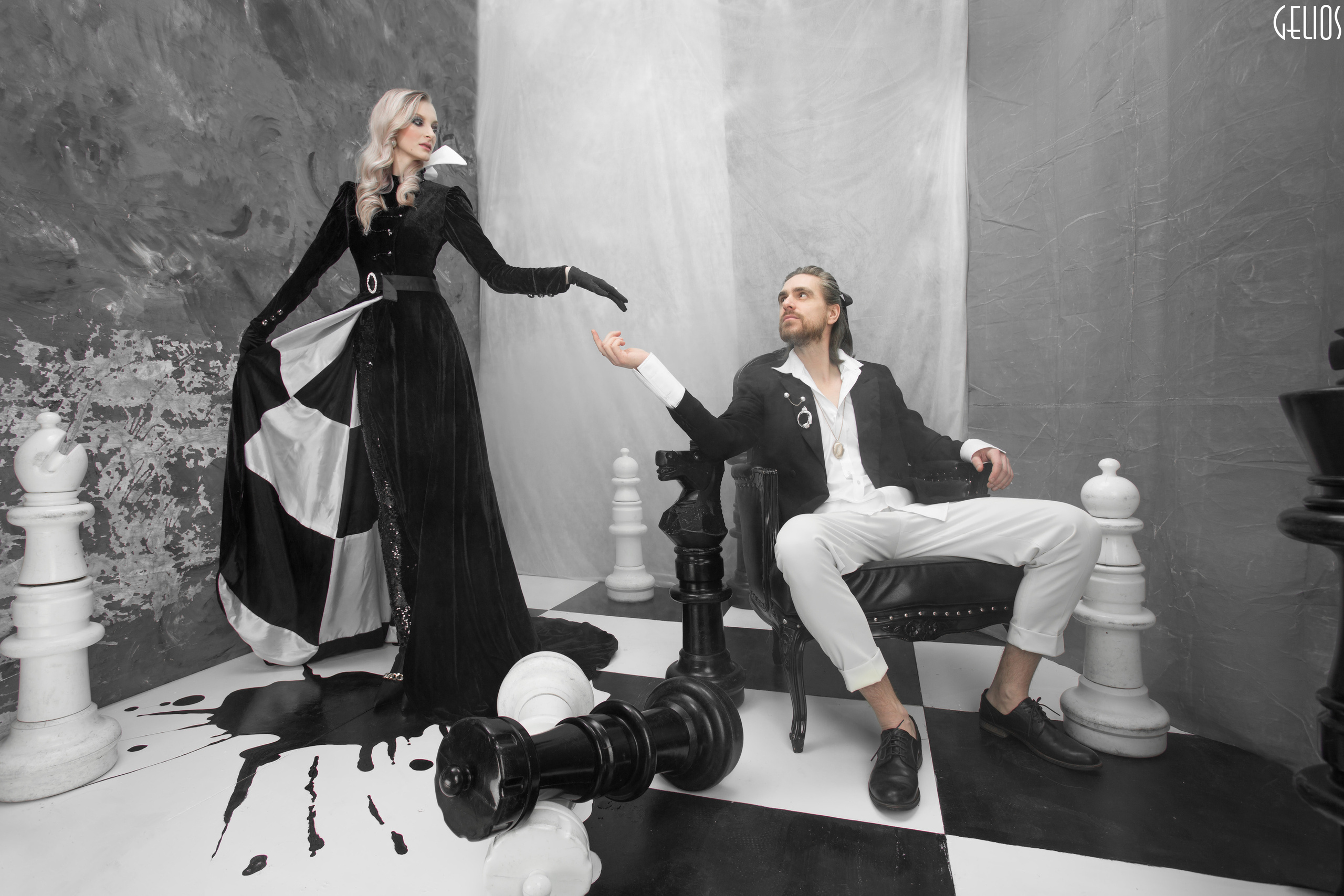 Королевский гамбит (проект с большими шахматами закрыт). Фотостудия «Gelios». Фотосессии в Калининграде