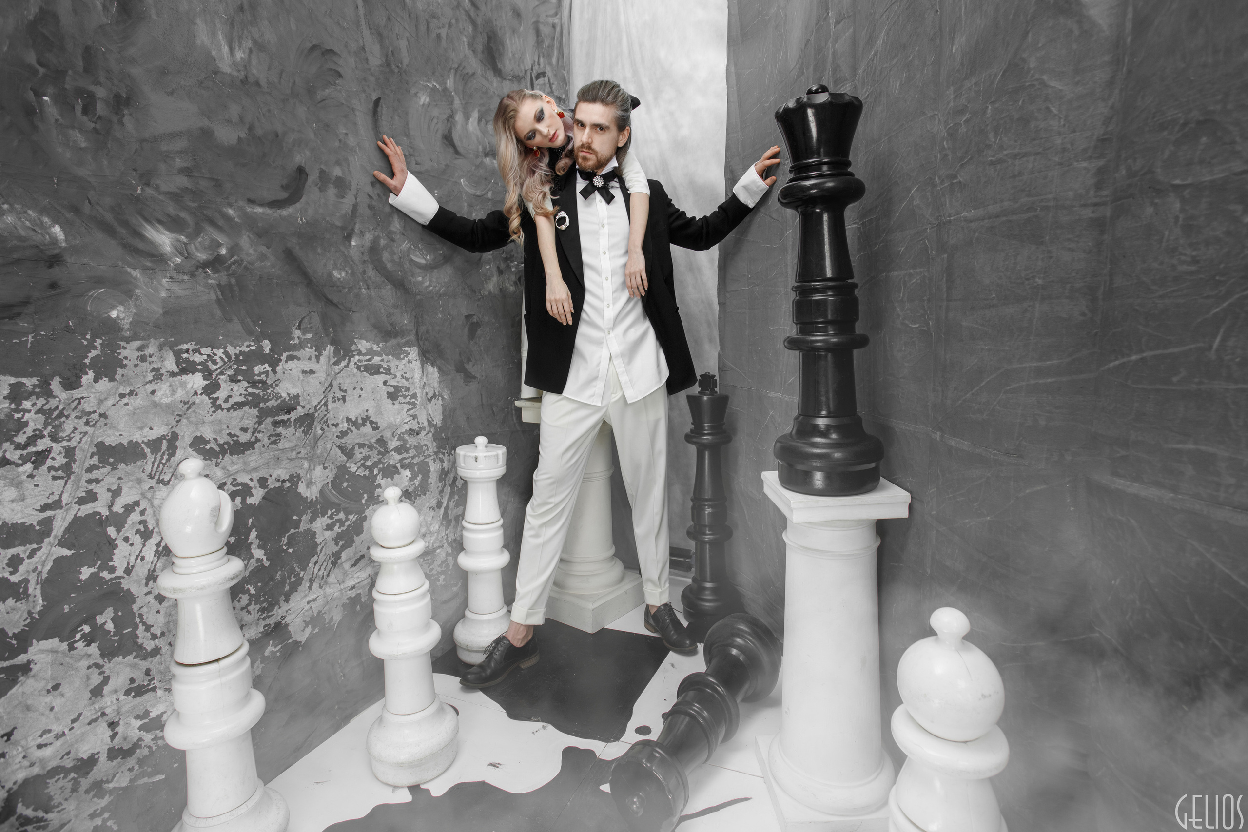 Королевский гамбит (проект с большими шахматами закрыт). Фотостудия «Gelios». Фотосессии в Калининграде