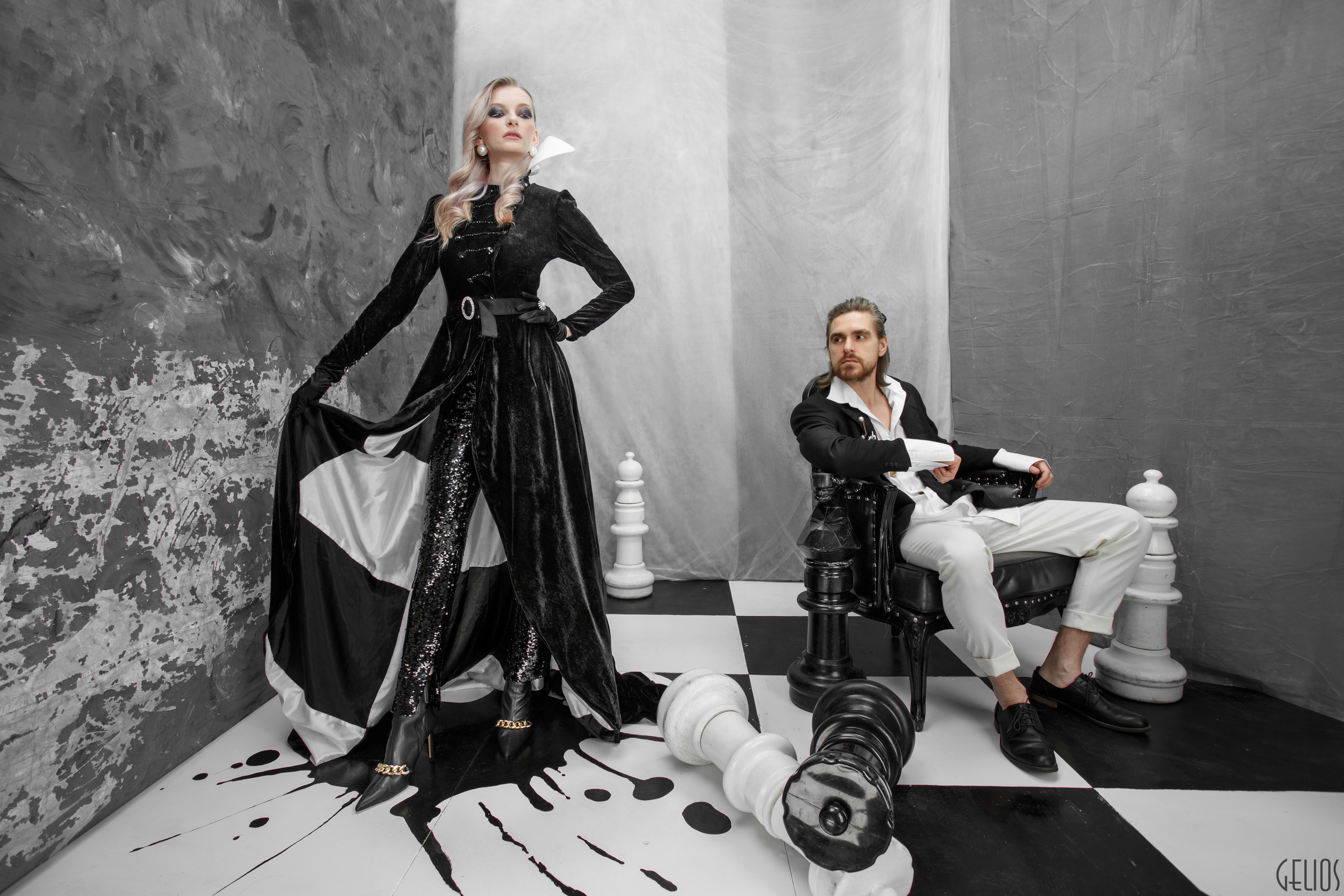 Королевский гамбит (проект с большими шахматами закрыт). Фотостудия «Gelios». Фотосессии в Калининграде
