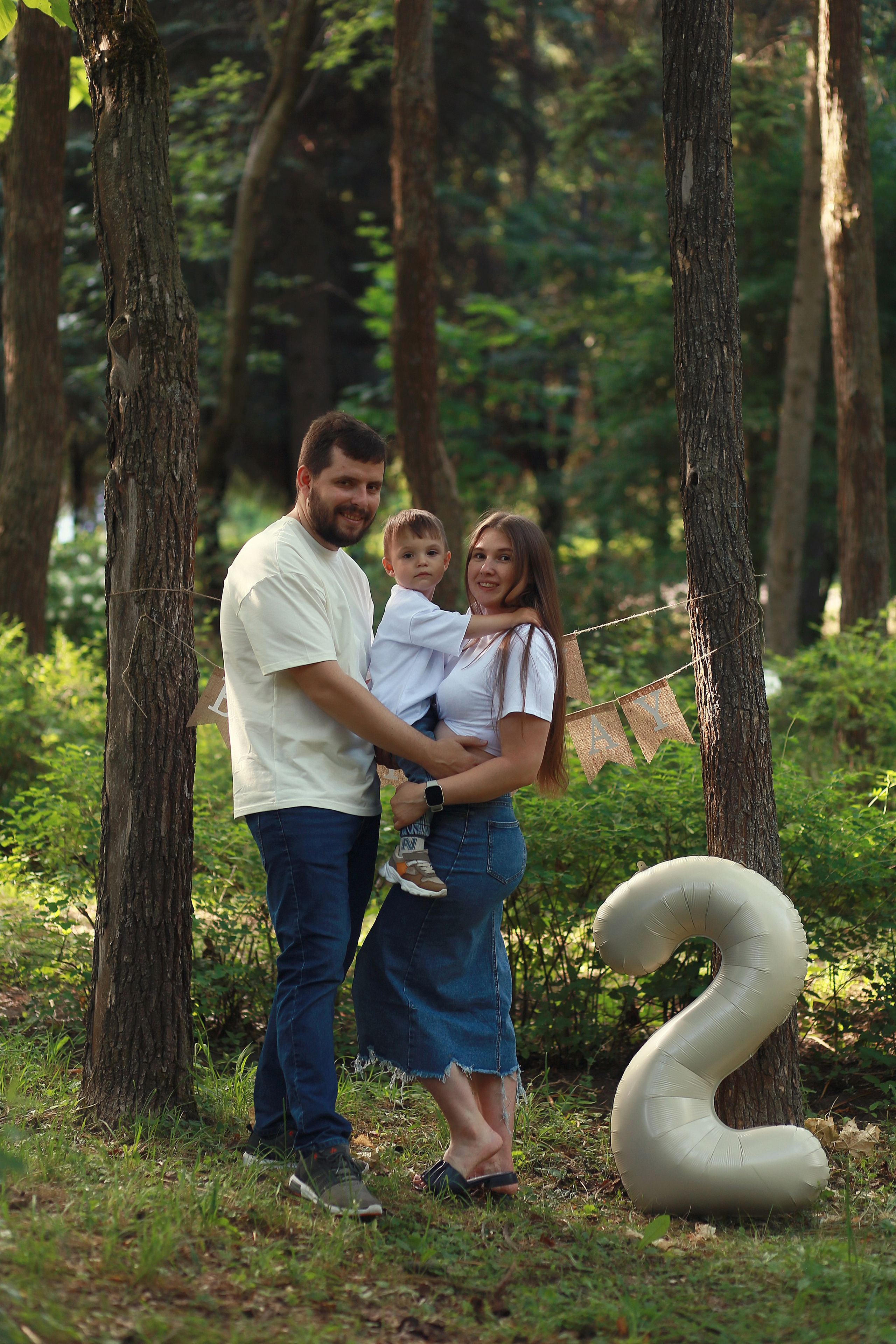 Двухлетие в Дендрарии. Семейный фотограф в Воронеже Плотникова Алина