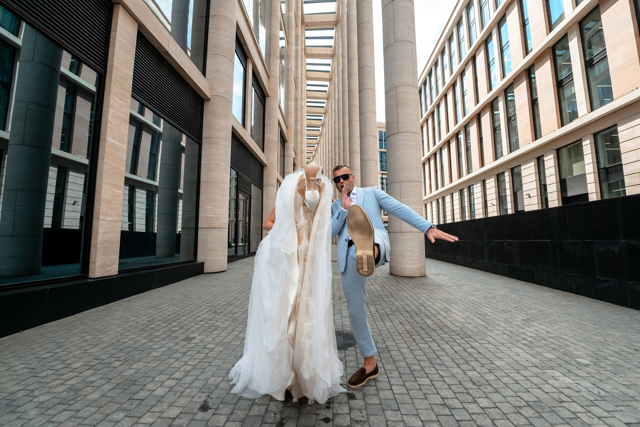 Елена и Илья (фотосессия у городской Невской Ратуши, Исаакиевская площадь). Портретный, семейный и свадебный фотограф в Санкт-Петербурге и в Пушкине Ширяев Денис