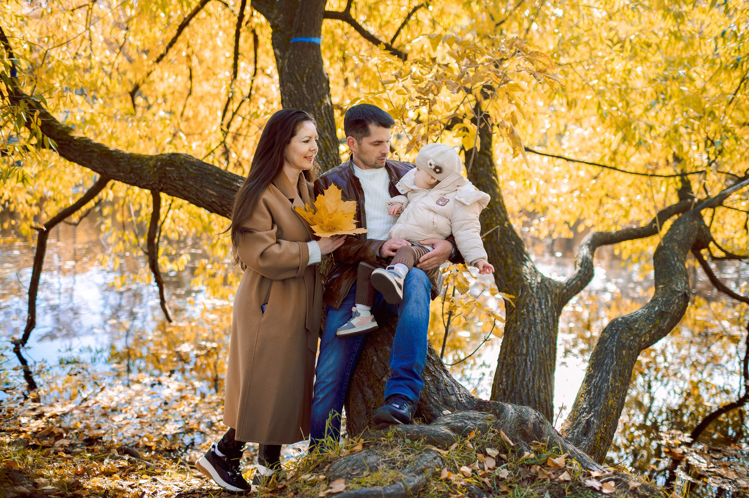 Осенняя семейная прогулка. Портретный, семейный и свадебный фотограф в Санкт-Петербурге и в Пушкине Ширяев Денис